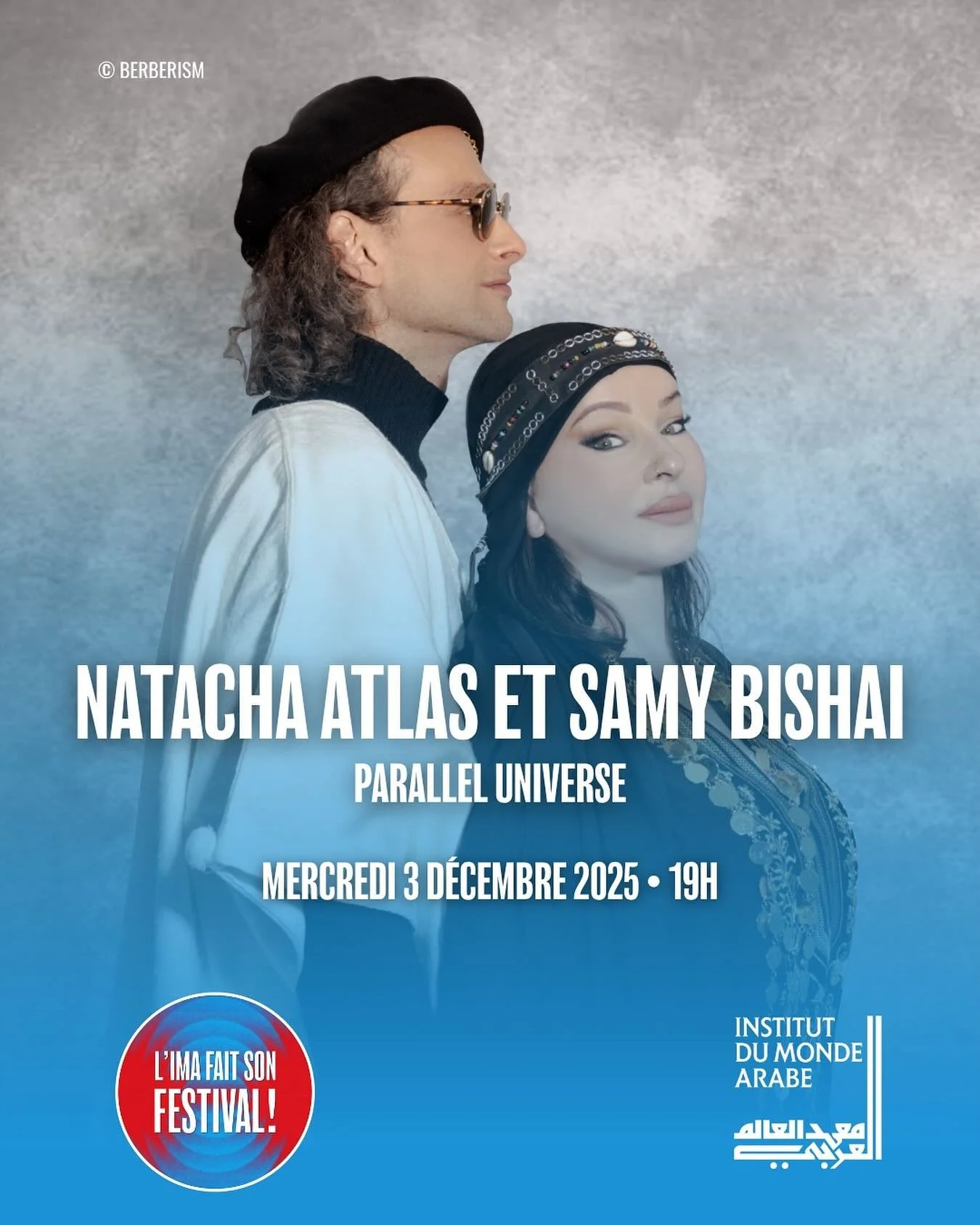 Next PARALLEL UNIVERSE show at IMA on 3rd December Paris and special guest on bass and guitar @zeidhamdan