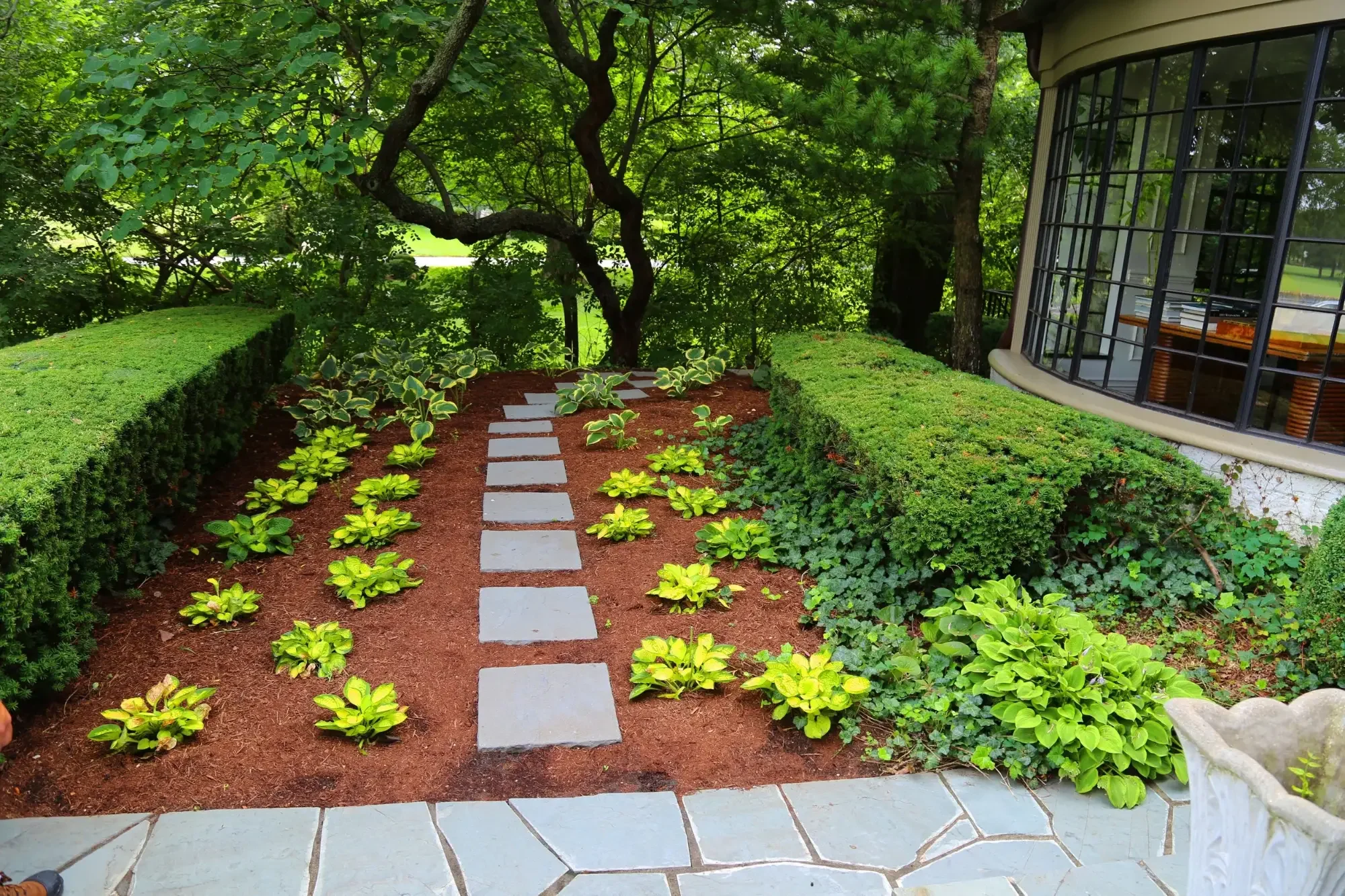 Garden bed installation by Green View, Central Illinois