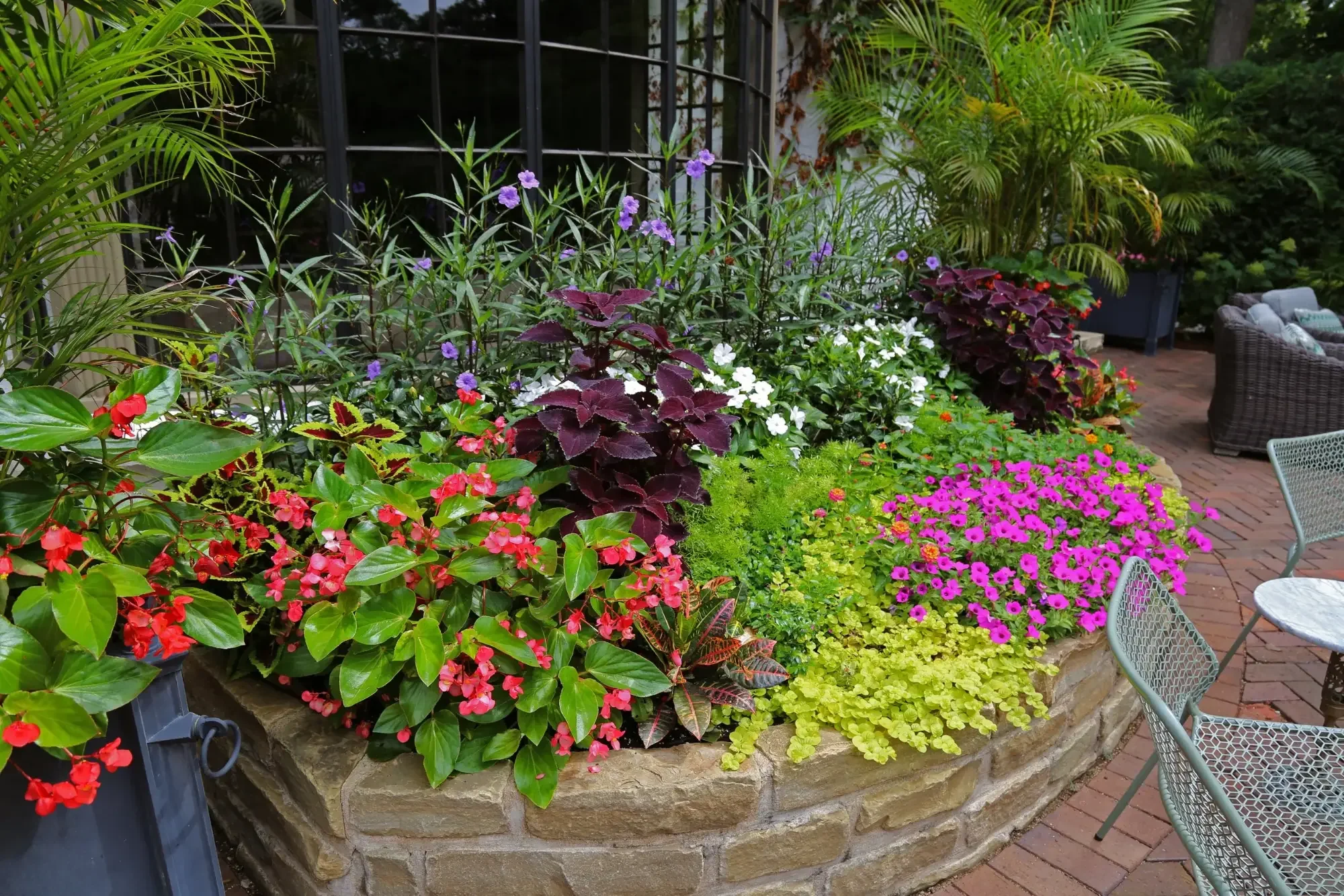 Seasonal color planting by Green View, Central Illinois