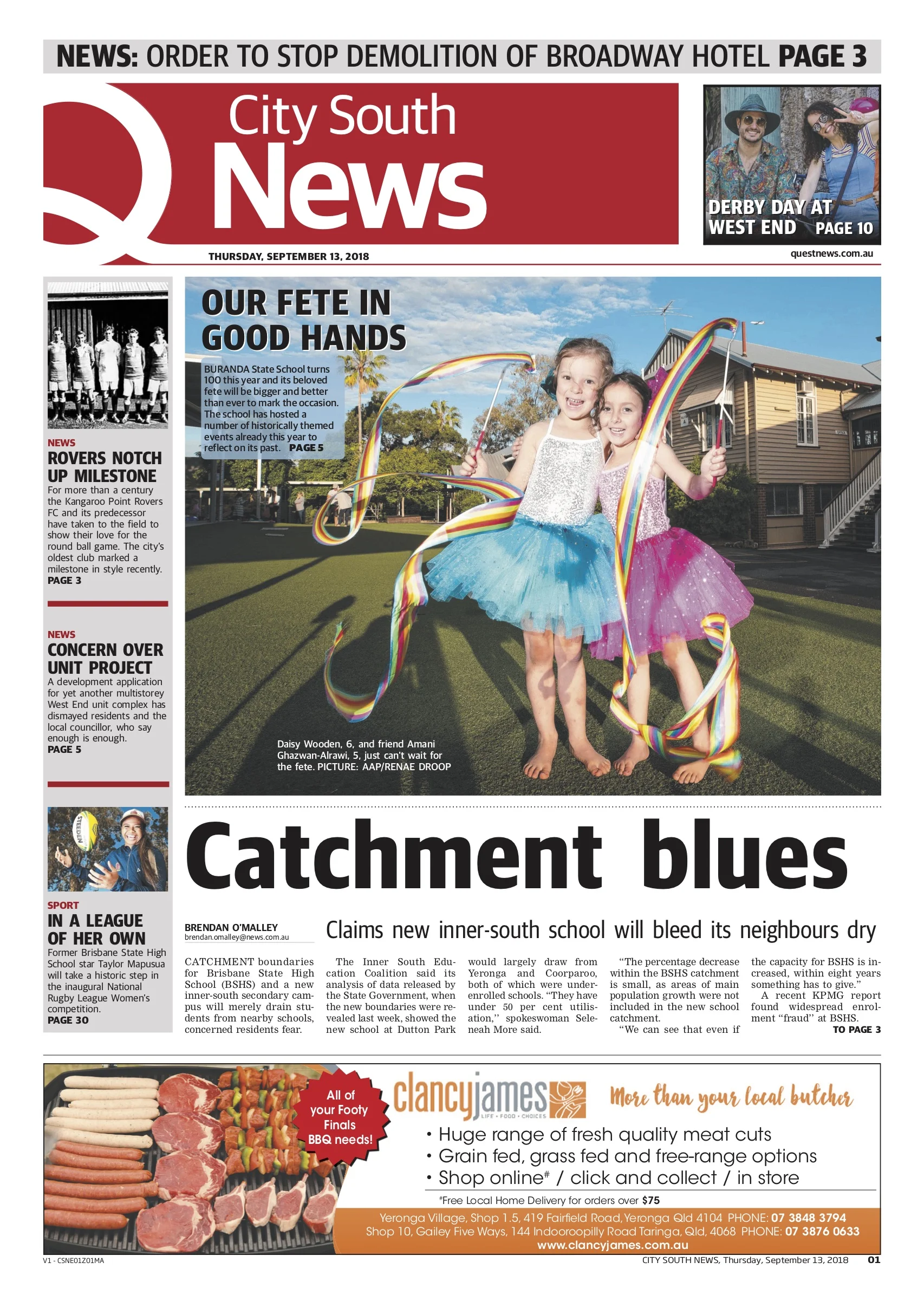 Buranda's Centenary Celebrations are in the news