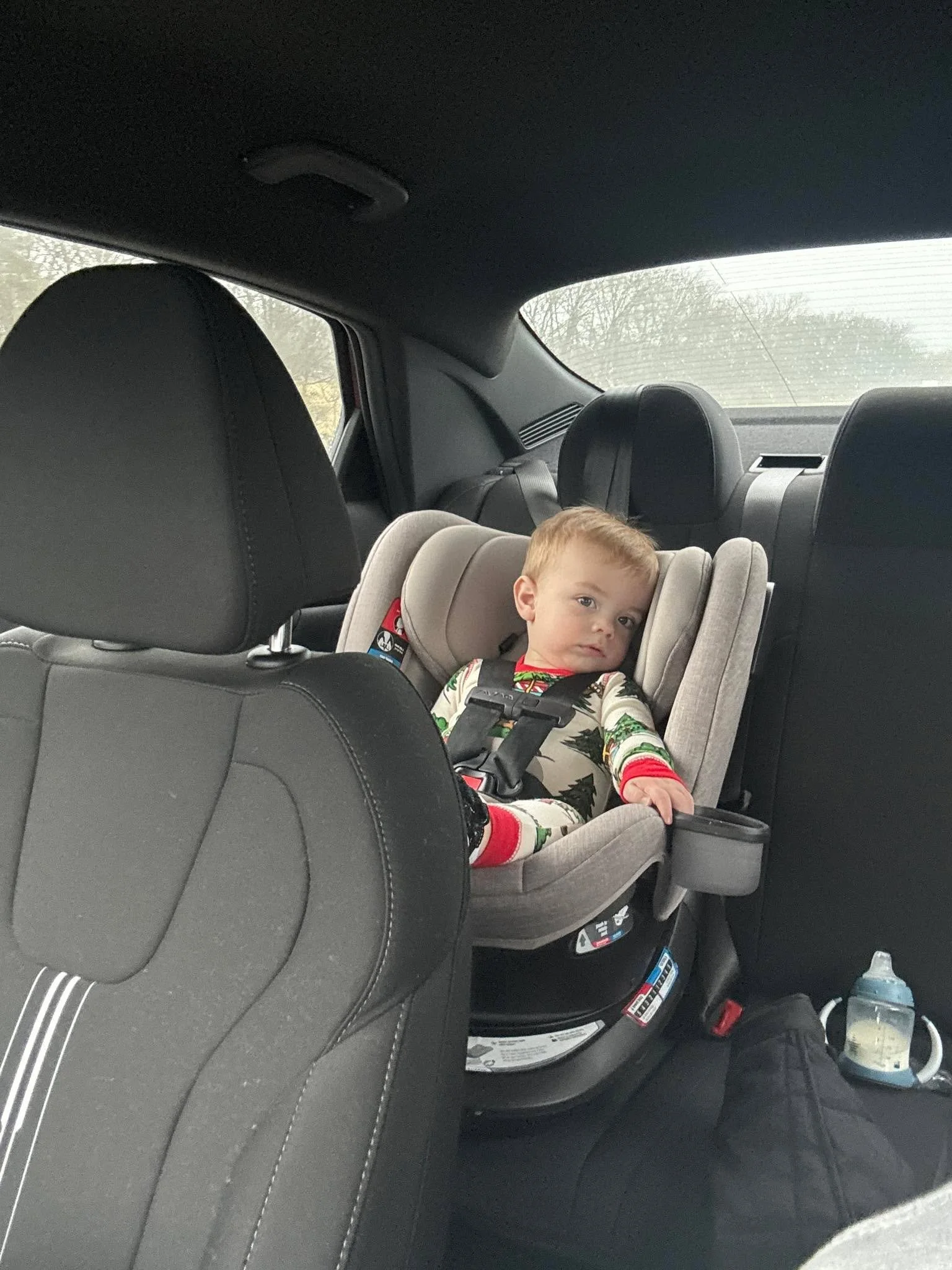 It&rsquo;s pajama day at school. Santa might be there