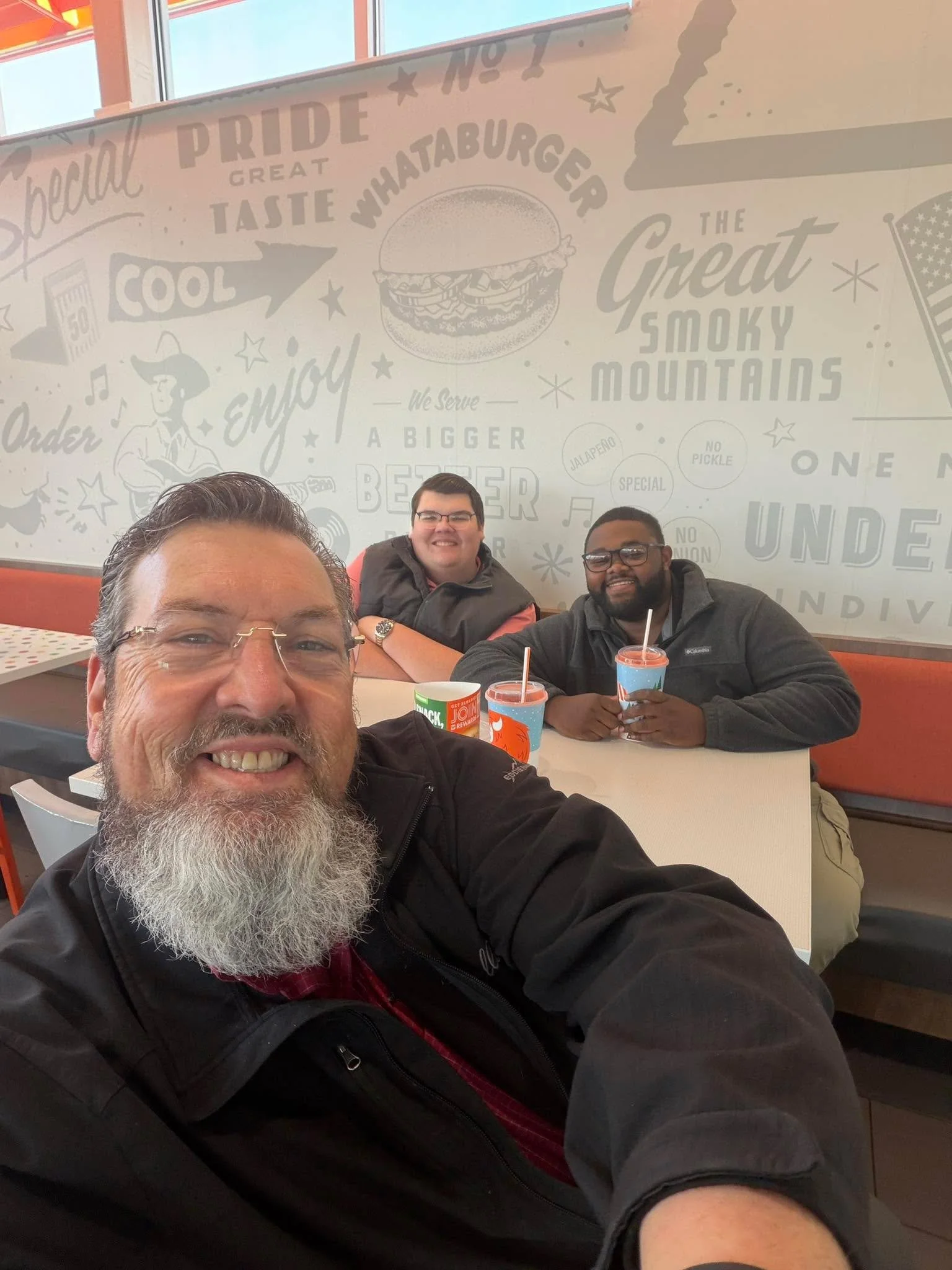 Lunch after church!!! Fantastic church service.