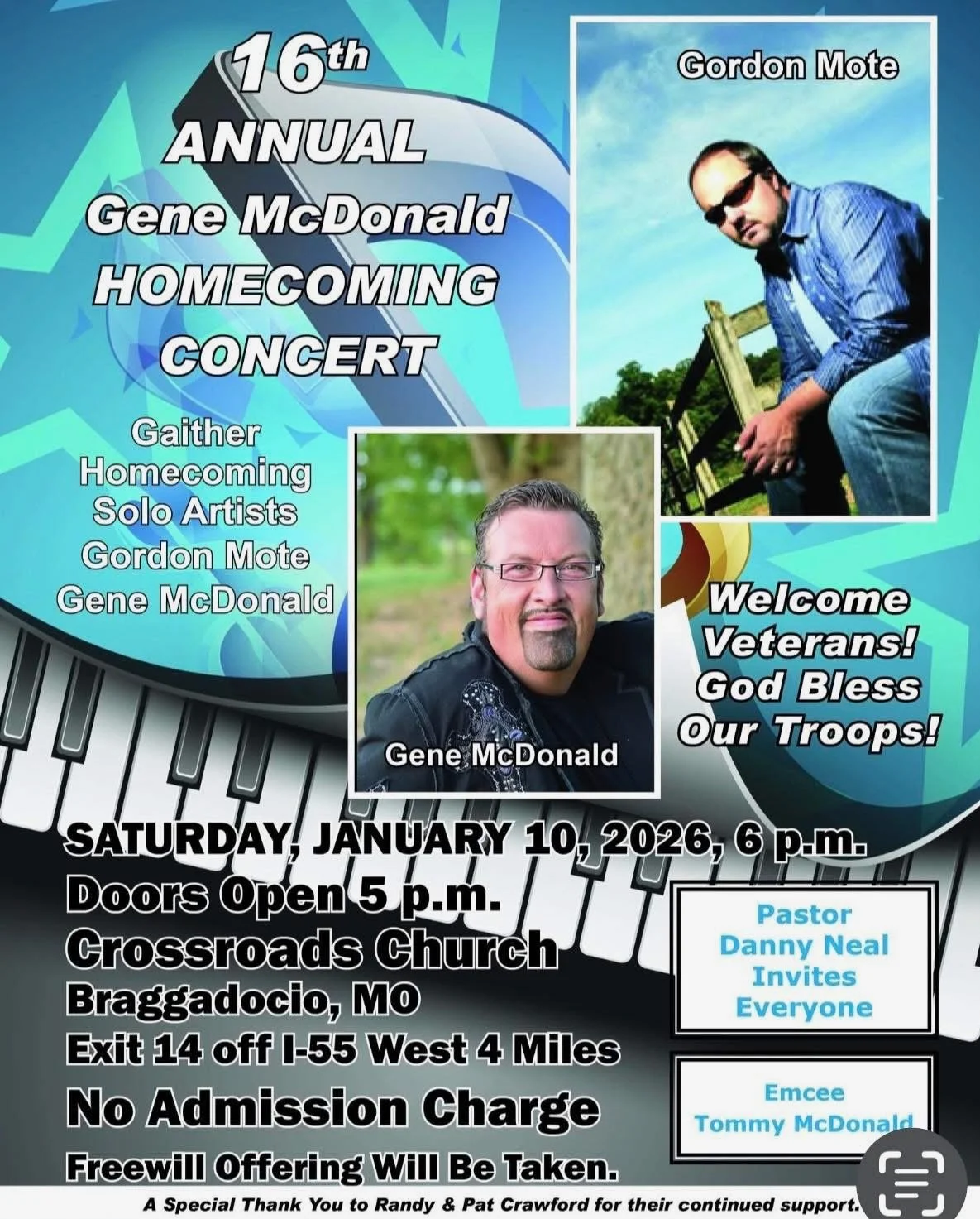 Poster - Gene at Braggadocio, MO