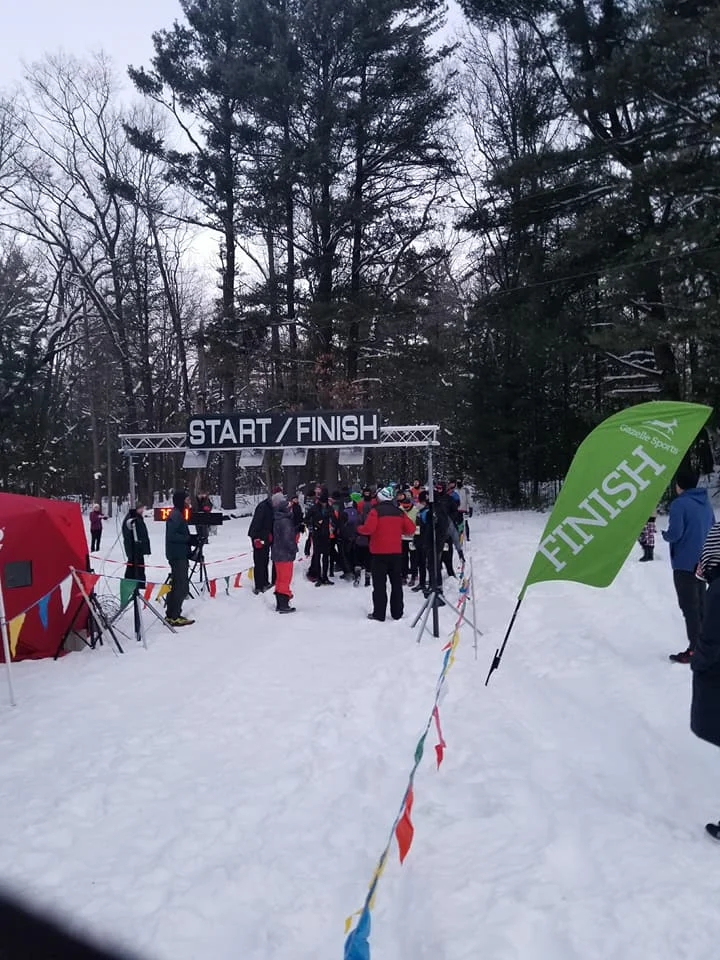 The starting line