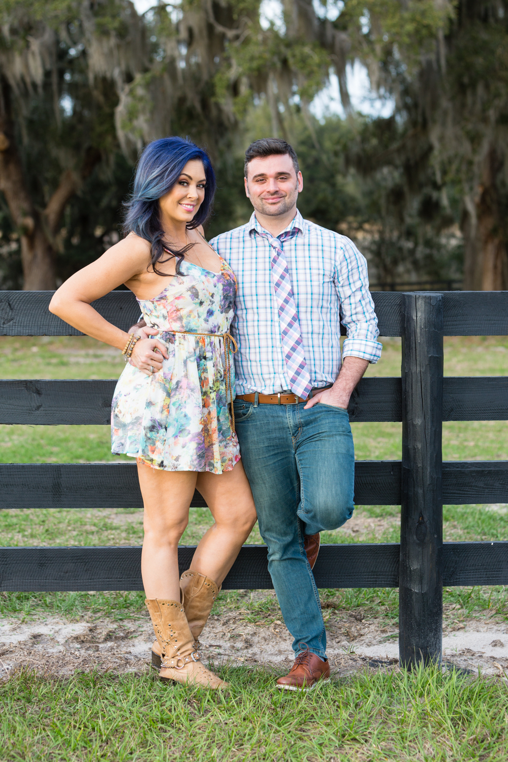 Villages Polo Club Engagement Photos