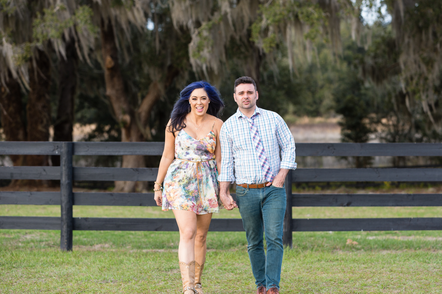 Villages Polo Club Engagement Photos