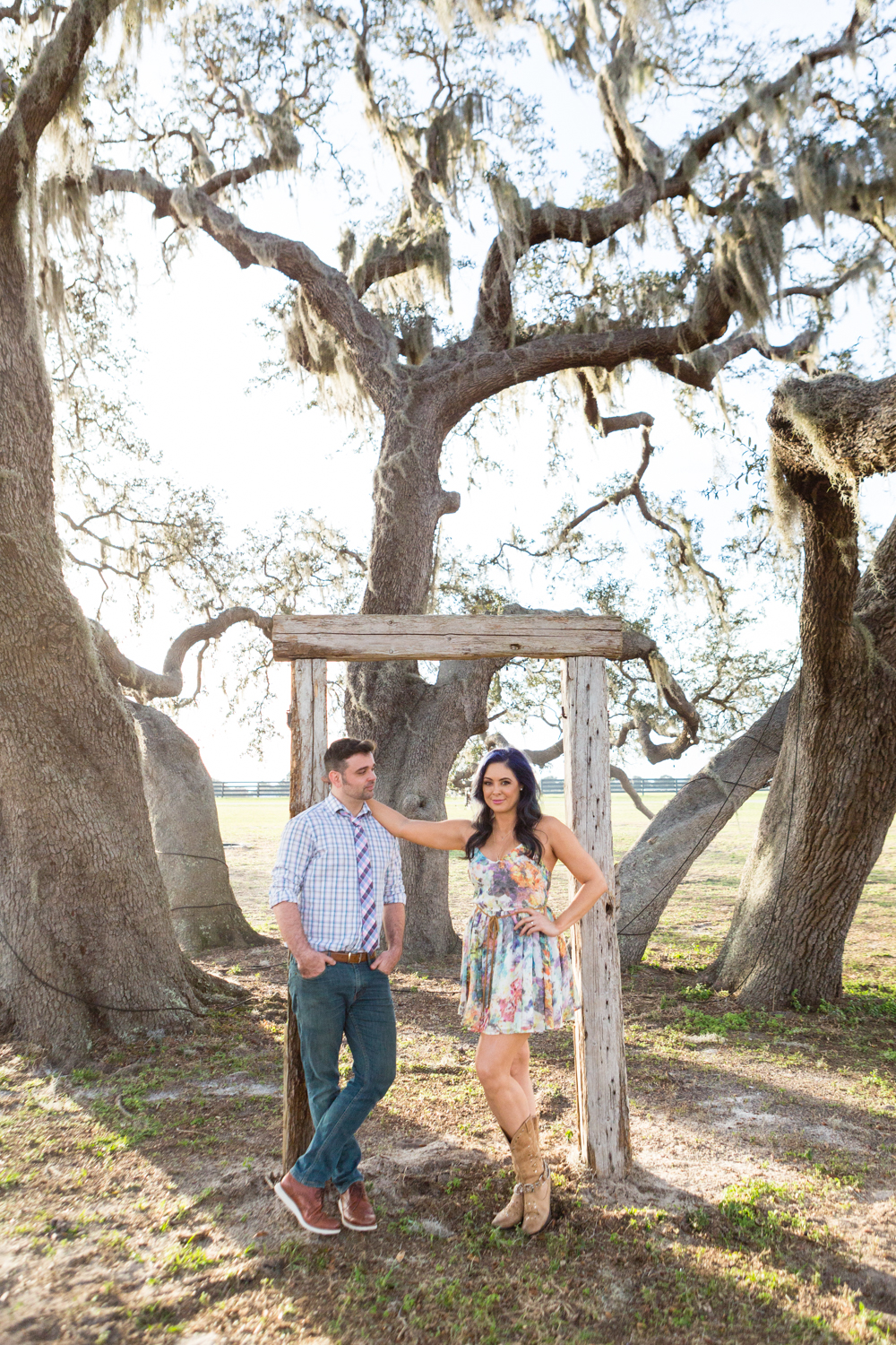 Villages Polo Club Engagement Photos