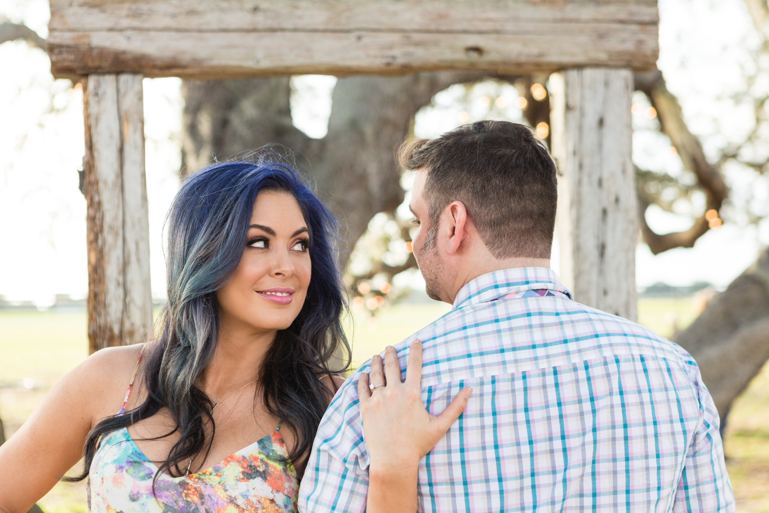 Villages Polo Club Engagement Photos