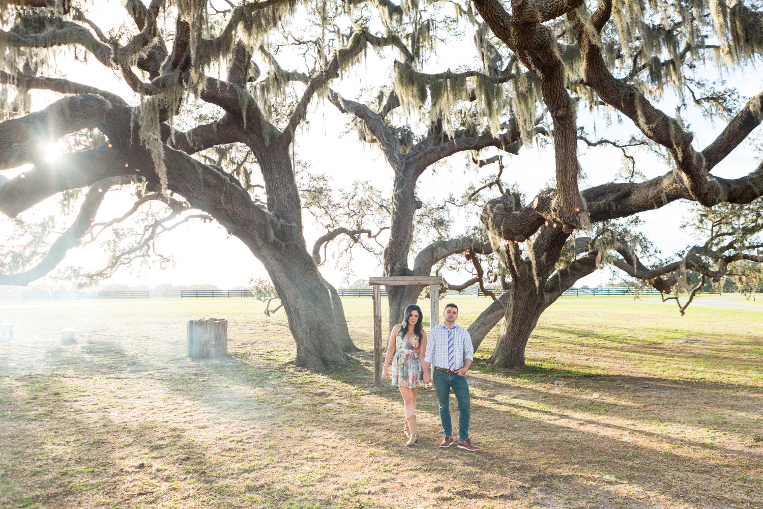 Villages Polo Club Engagement Photos