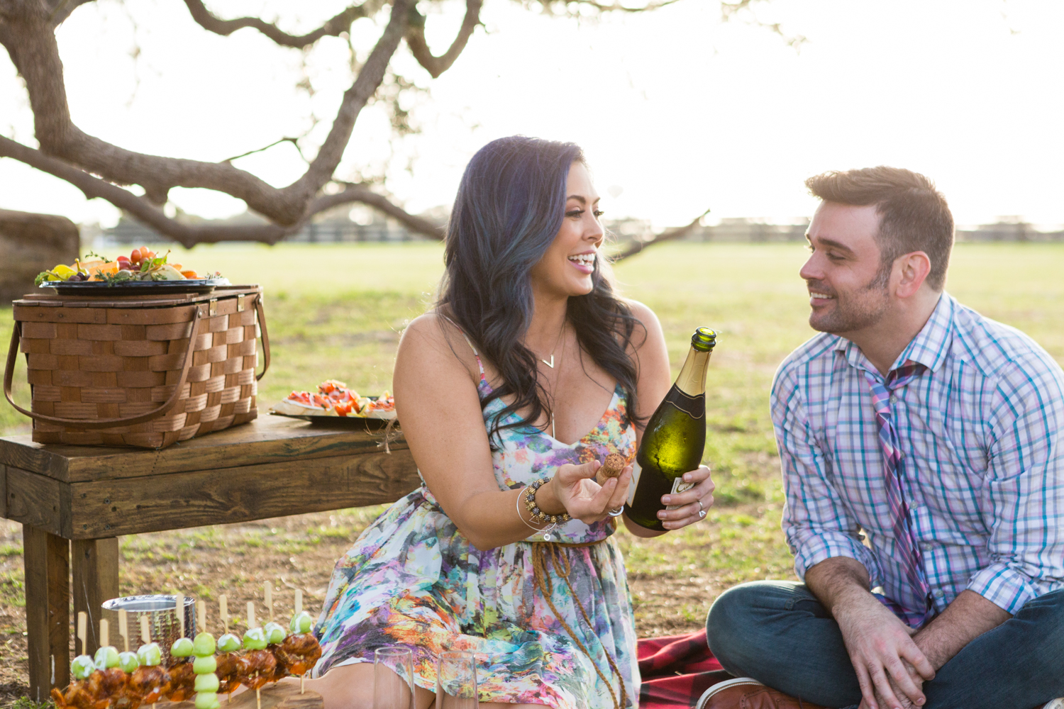 Villages Polo Club Engagement Photos