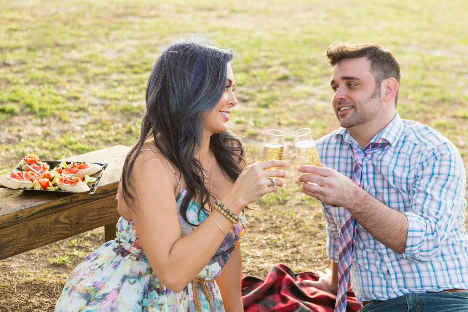 Villages Polo Club Engagement Photos