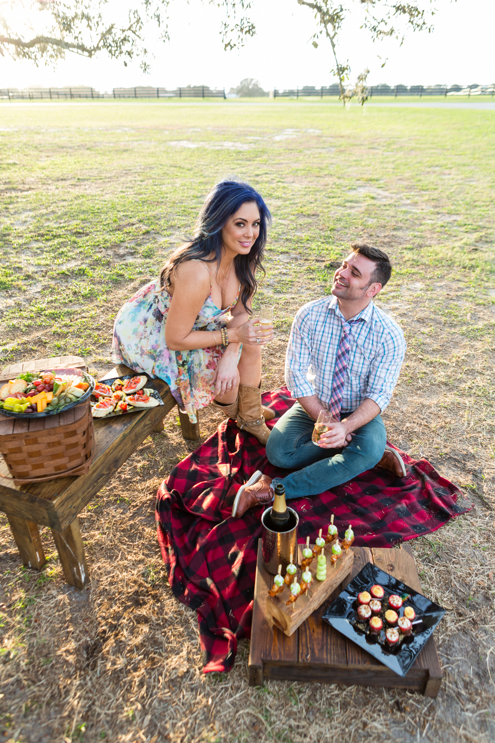 Villages Polo Club Engagement Photos