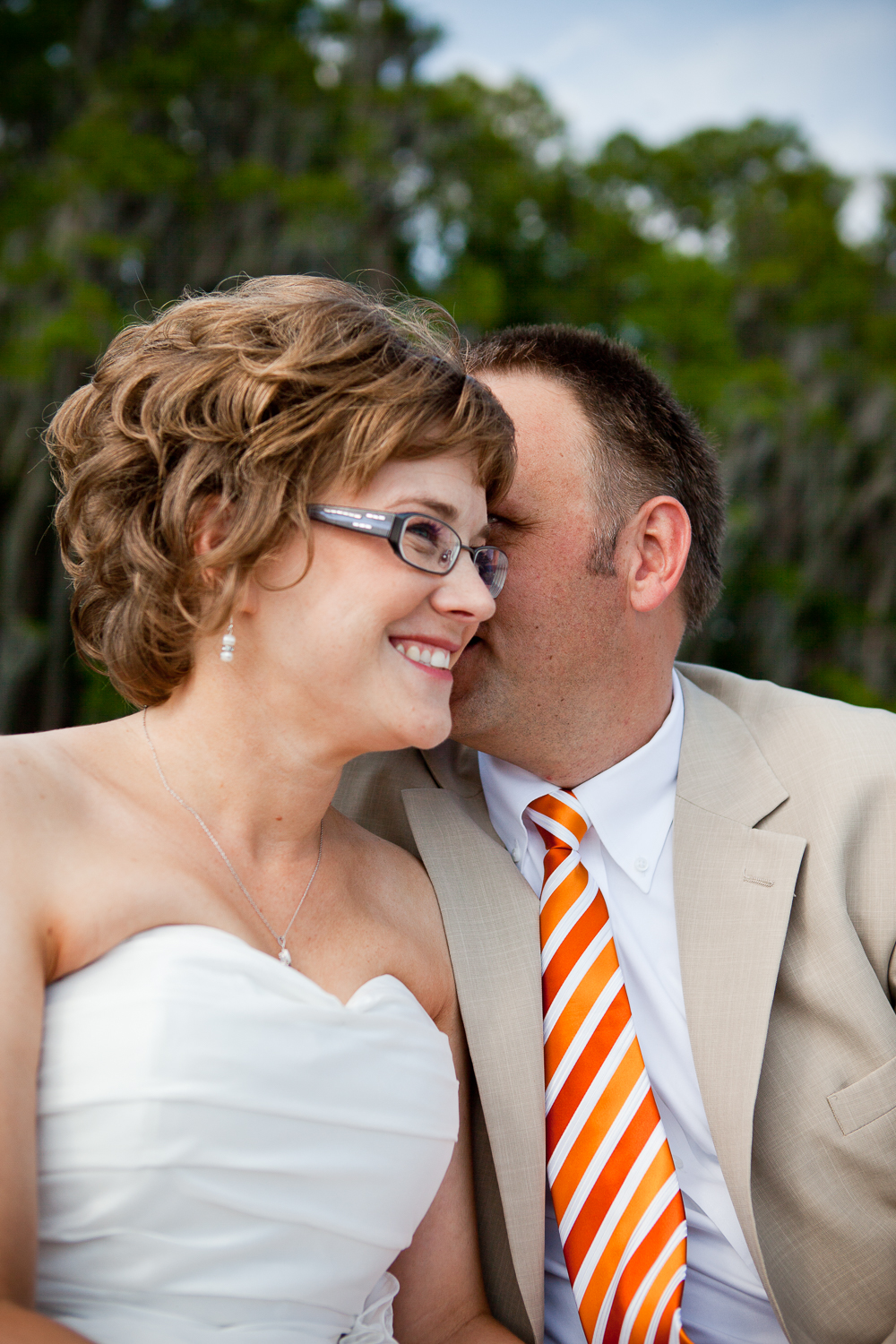  Florida orange-themed wedding at Paradise Cove, Orlando 