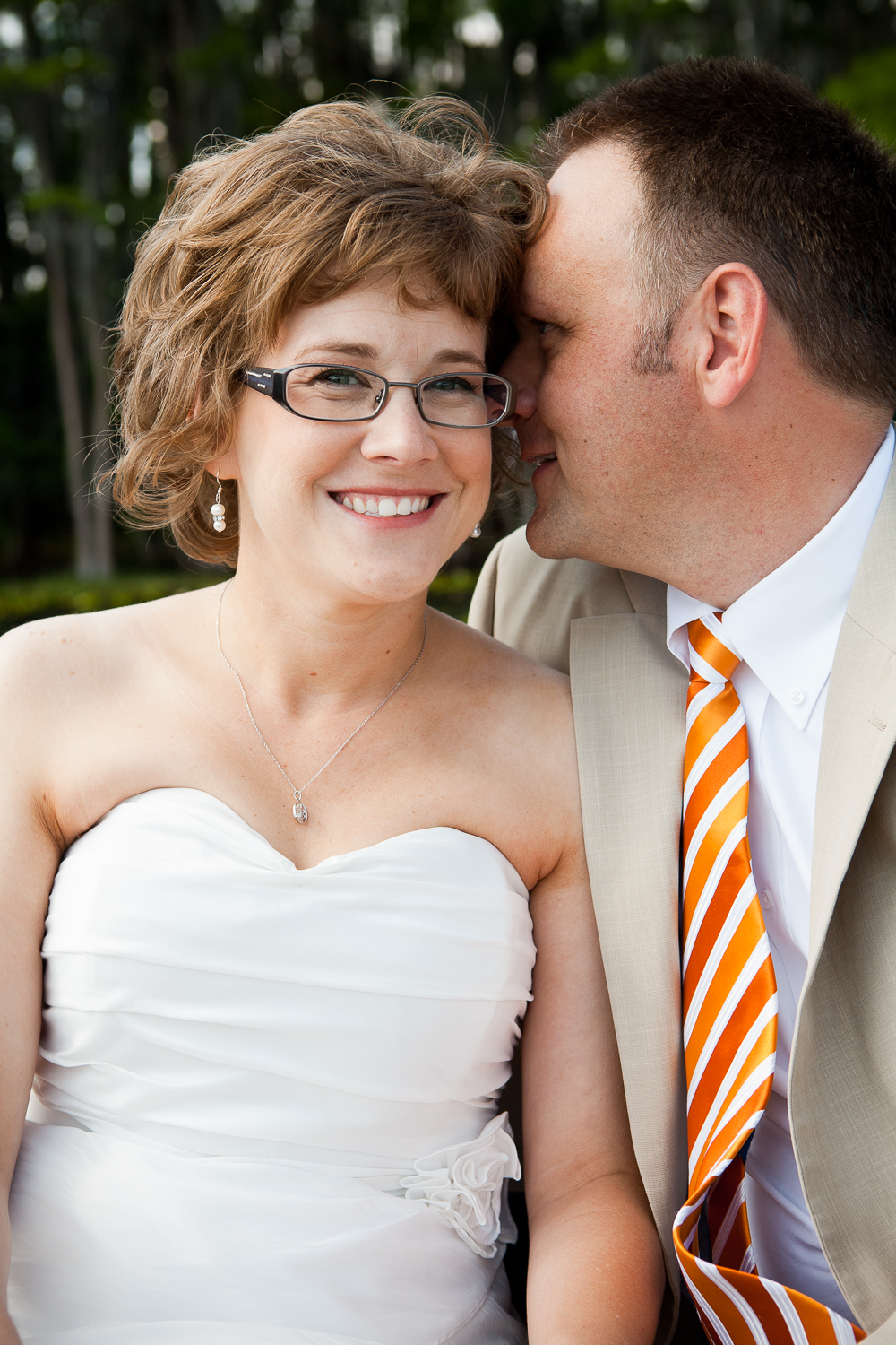  Florida orange-themed wedding at Paradise Cove, Orlando 