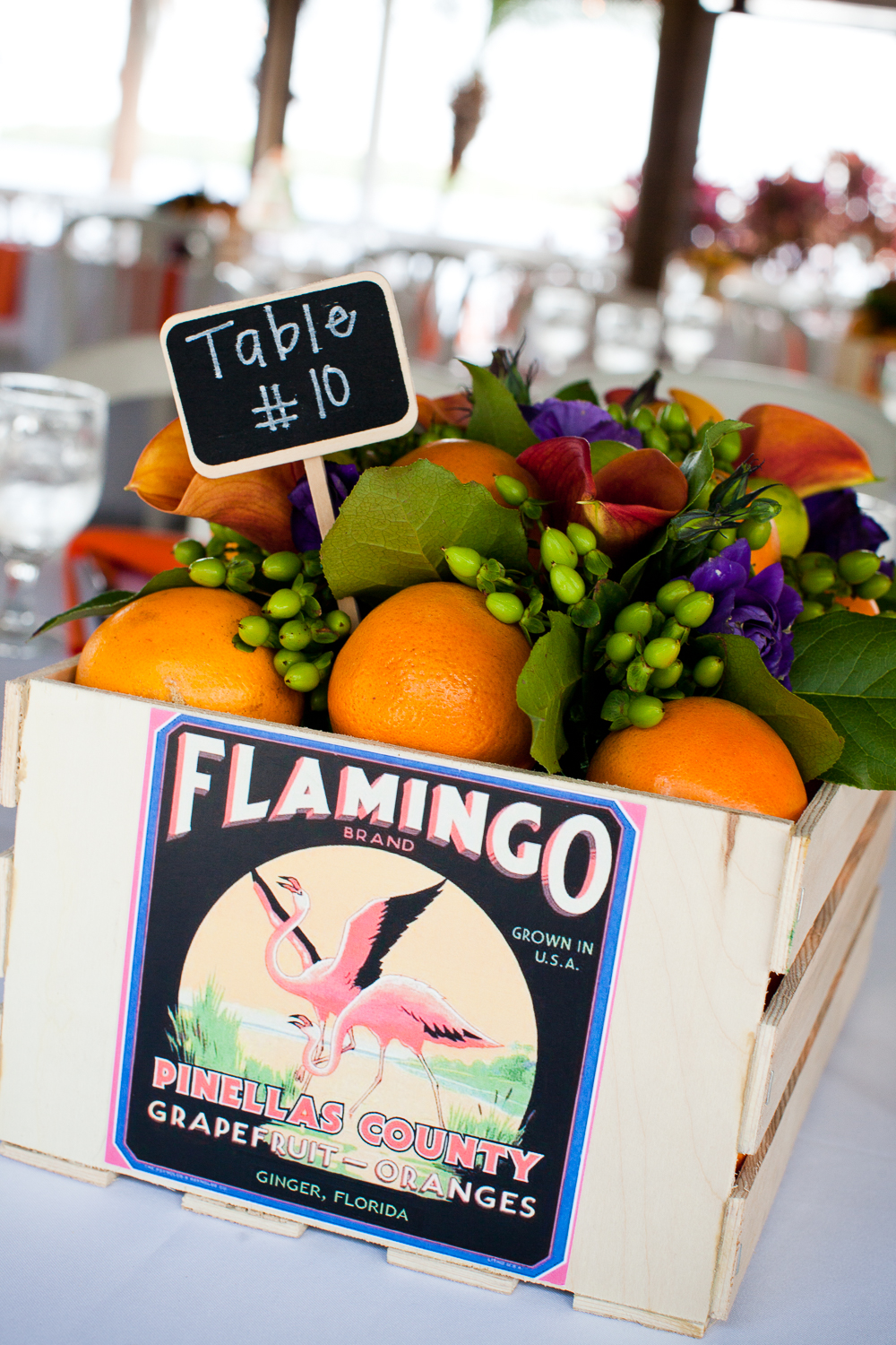  Florida orange-themed wedding at Paradise Cove, Orlando 