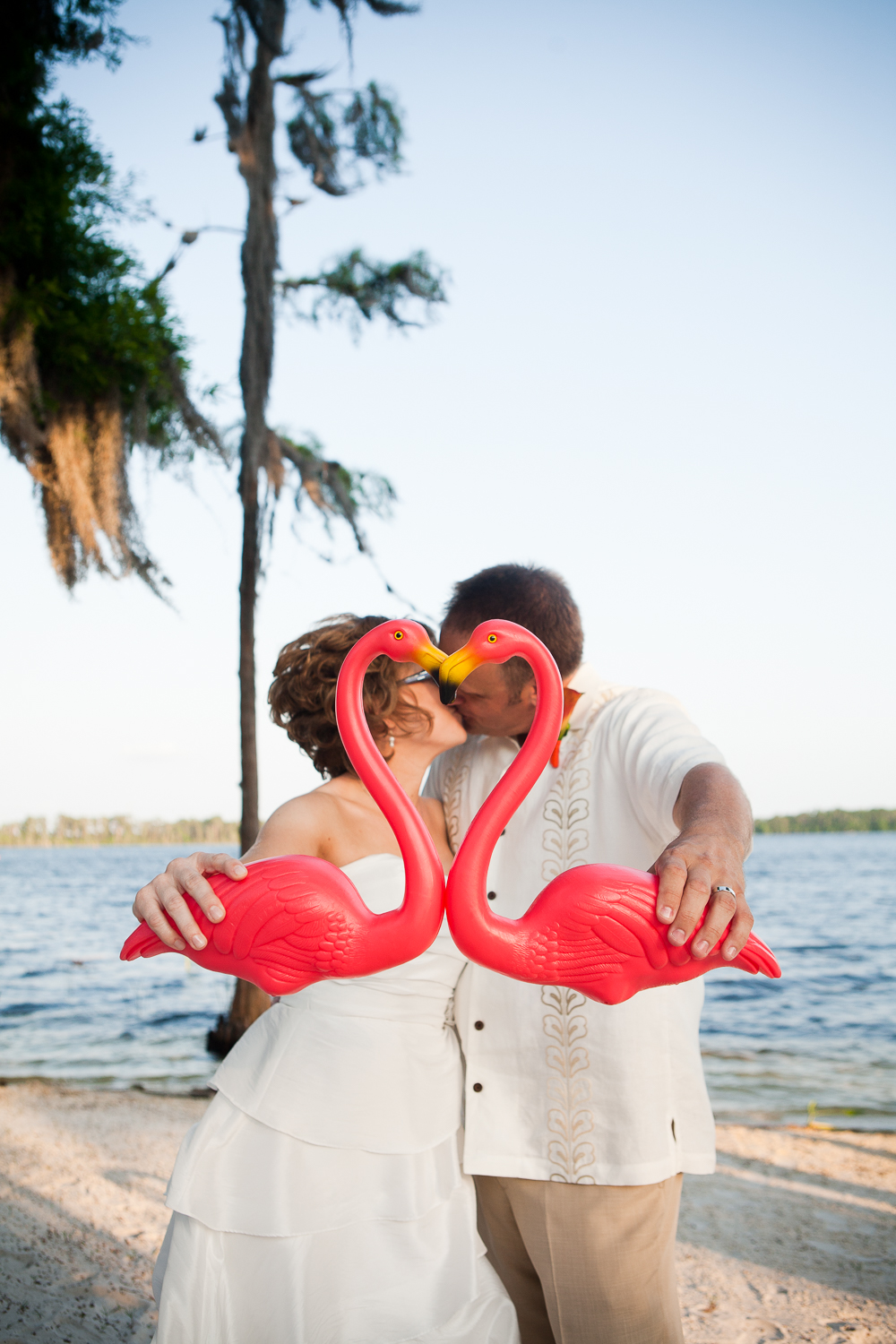  Florida orange-themed wedding at Paradise Cove, Orlando 