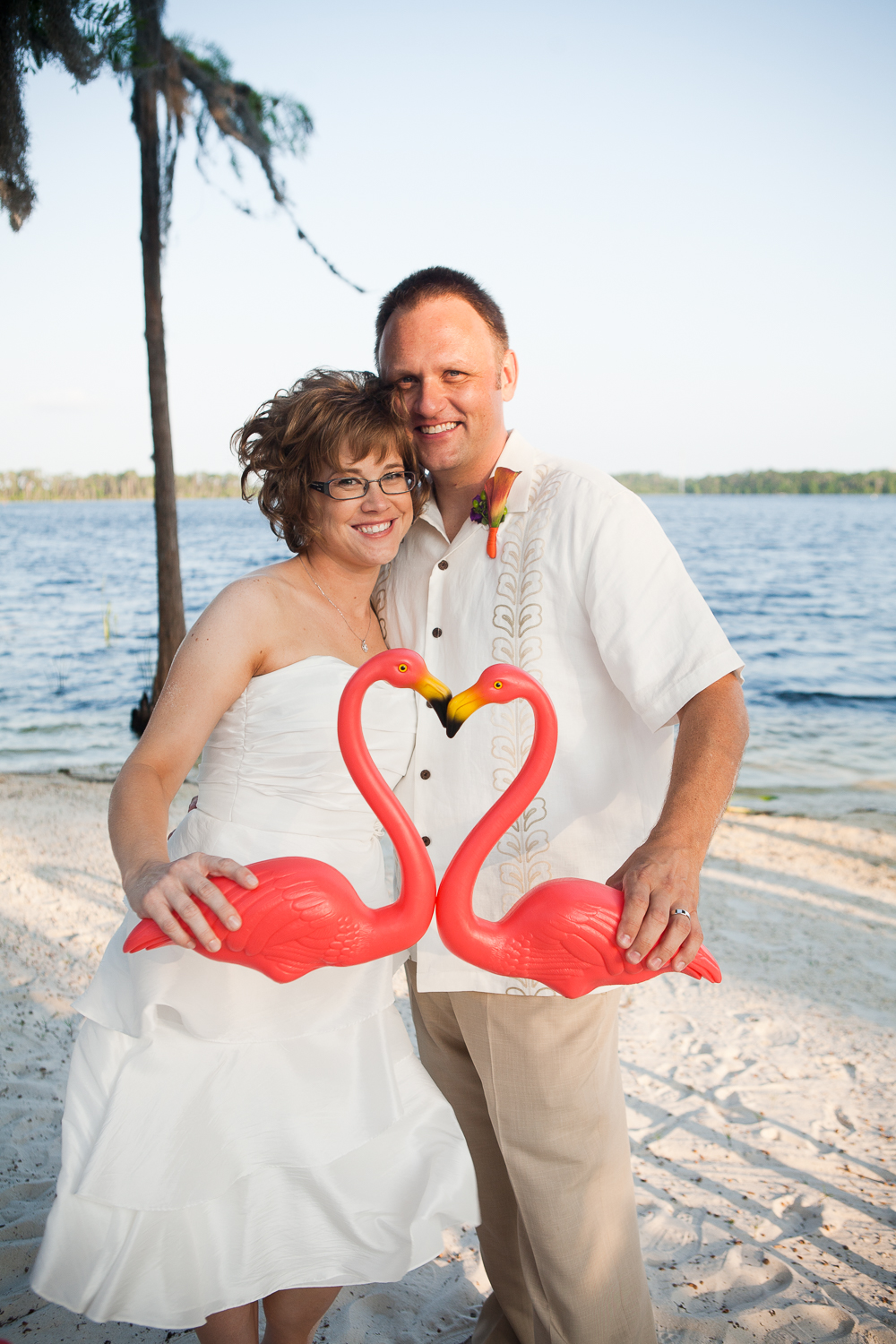  Florida orange-themed wedding at Paradise Cove, Orlando 