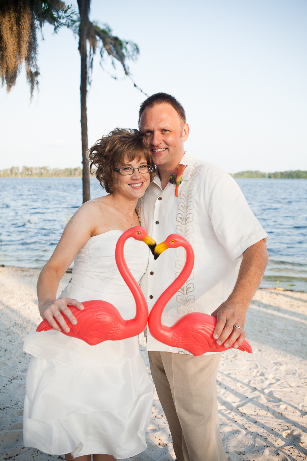  Florida orange-themed wedding at Paradise Cove, Orlando 