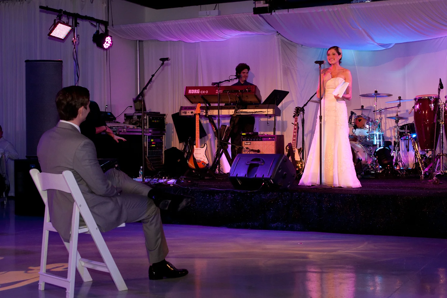 Project Runway Jesse Lenoir wedding, Orlando, Florida