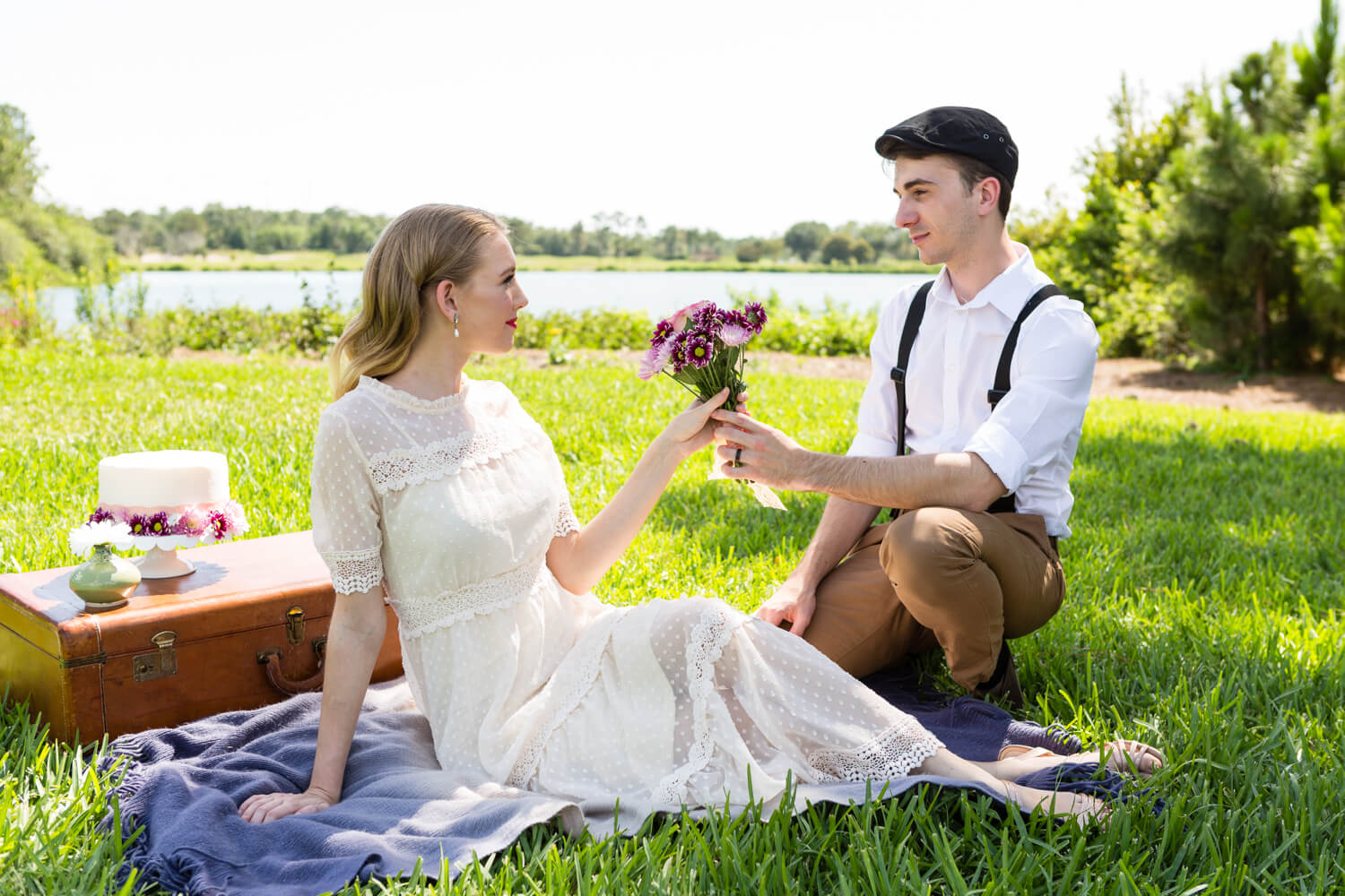  Intimate wedding shoot themed around The Notebook Movie 