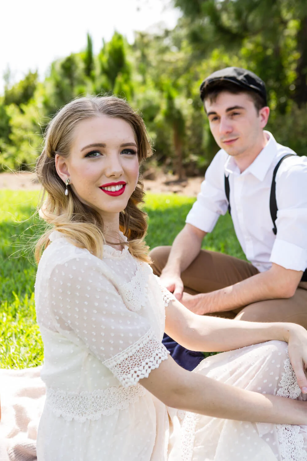 Intimate wedding shoot themed around The Notebook Movie