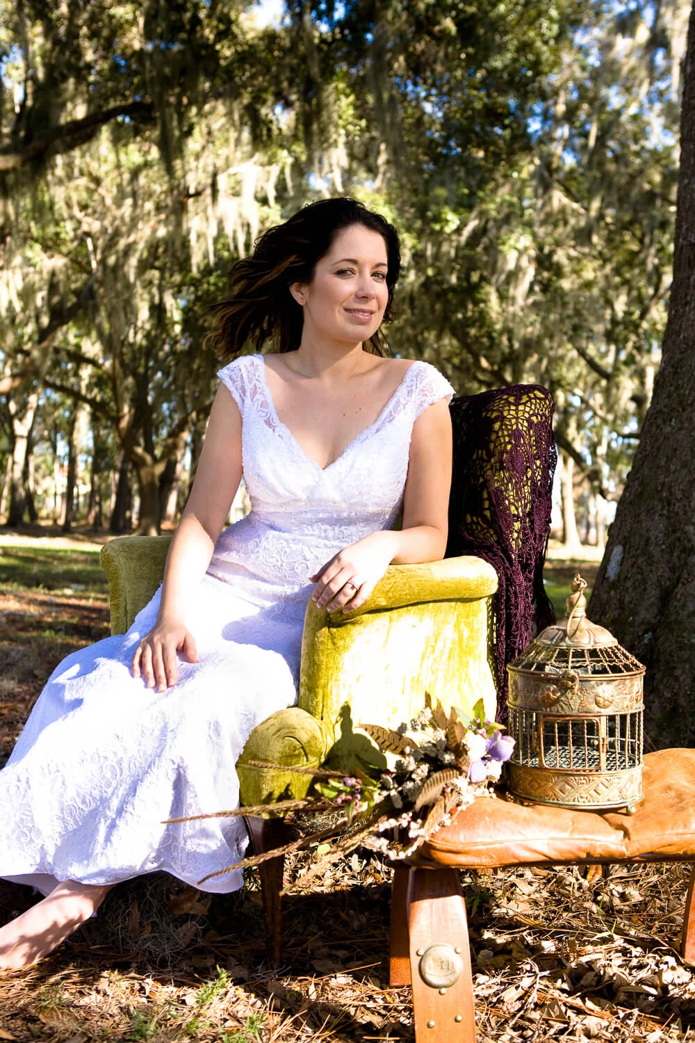 Boho style trash the dress 