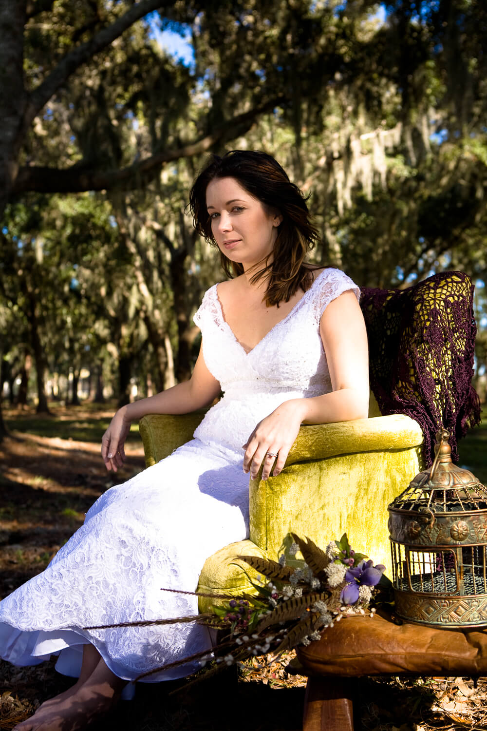  Boho style trash the dress 