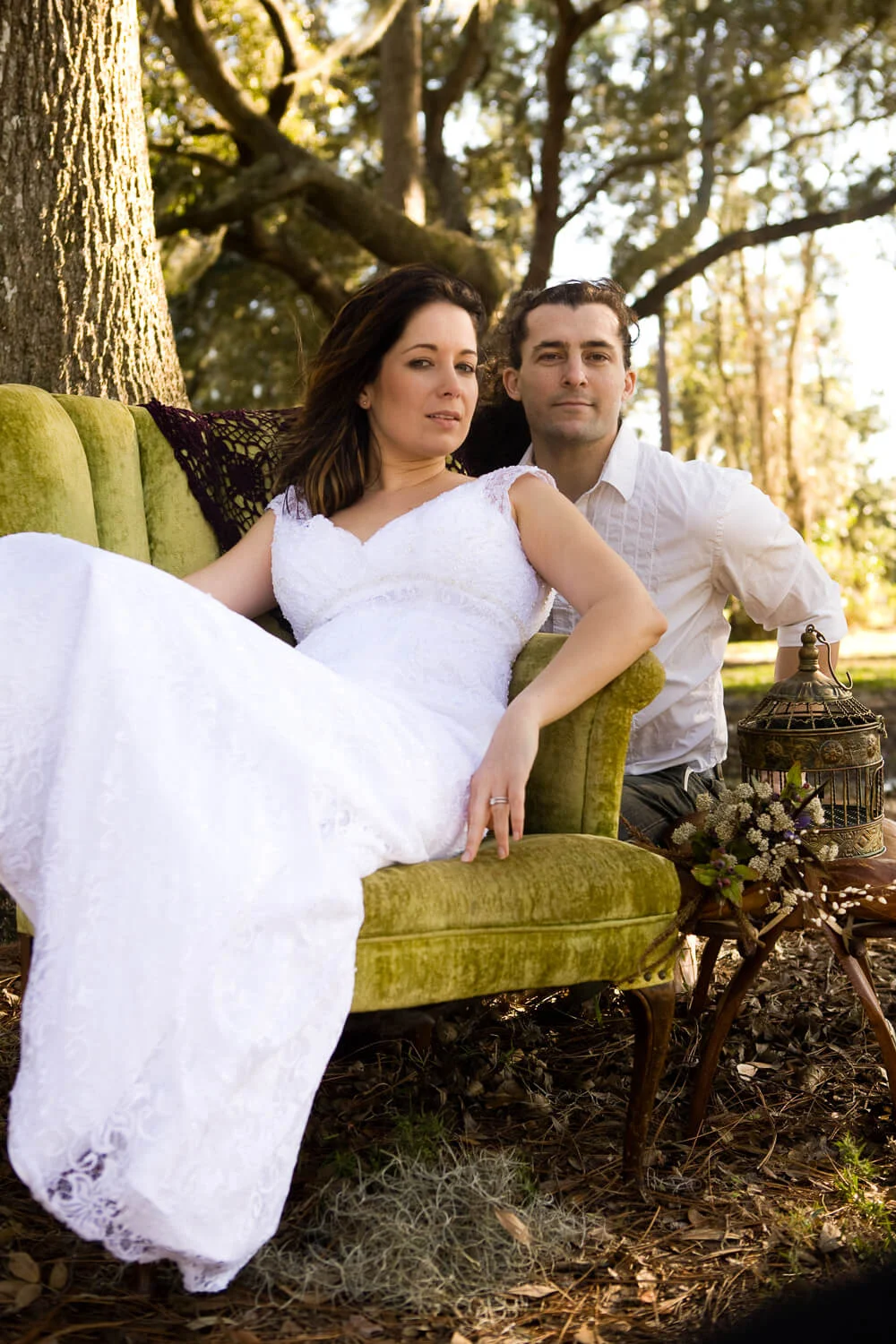  Boho style trash the dress 