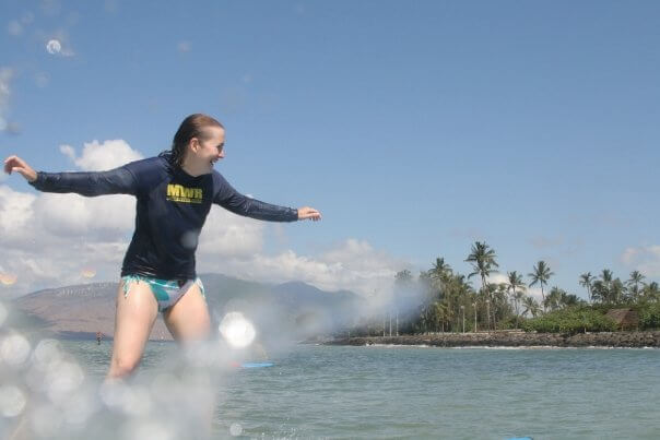 Maui surf lesson 2009