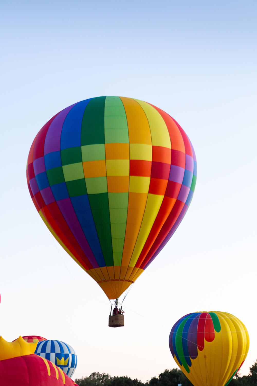  hot air balloon and balloon glow photos from the 2019 Villages Polo Club Hot Air Balloon Festival 