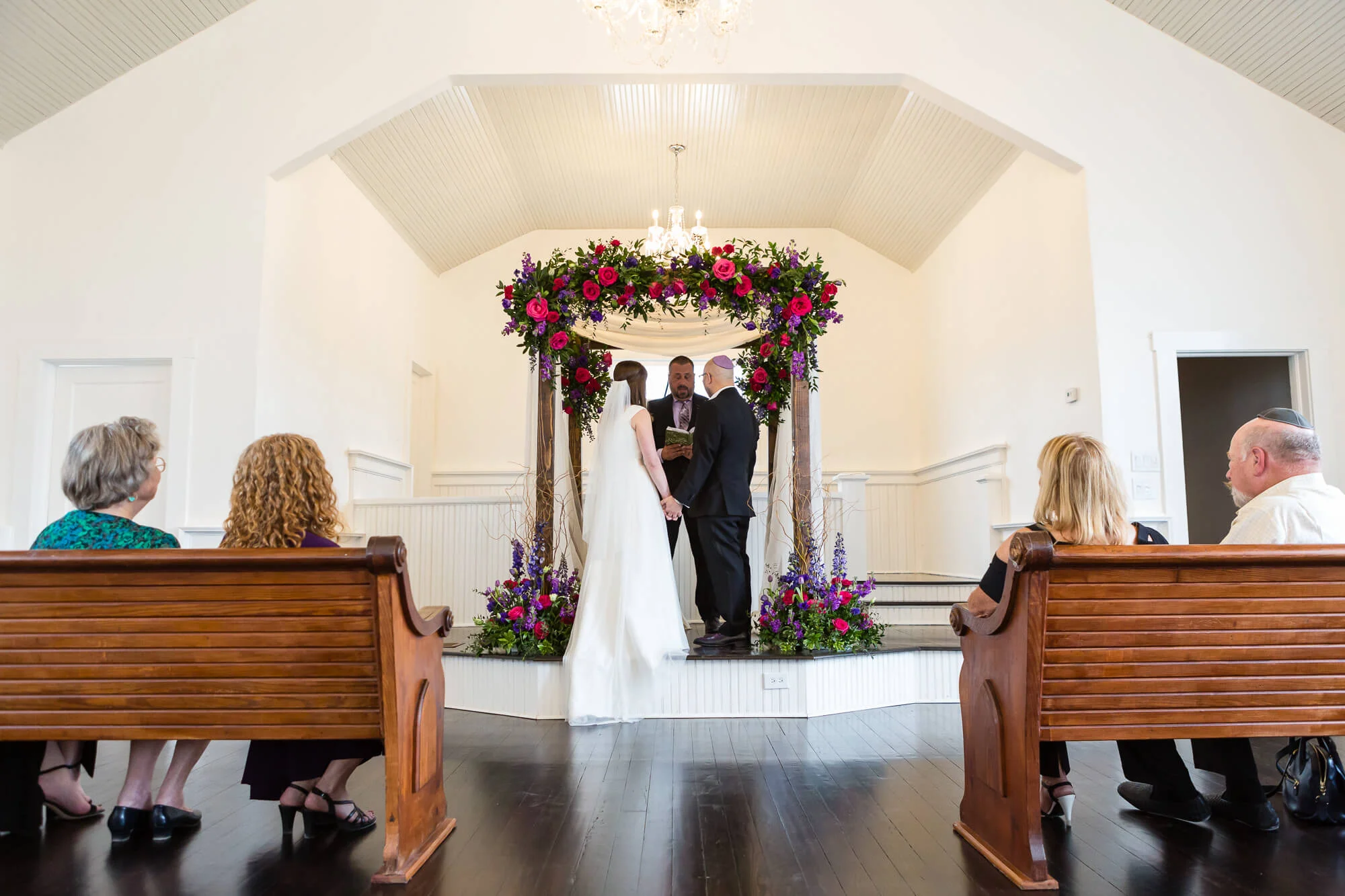 wedding photos from Amanda and Ryan's surprise wedding at Winter Park Florida's Chapel & Cellar wedding venue