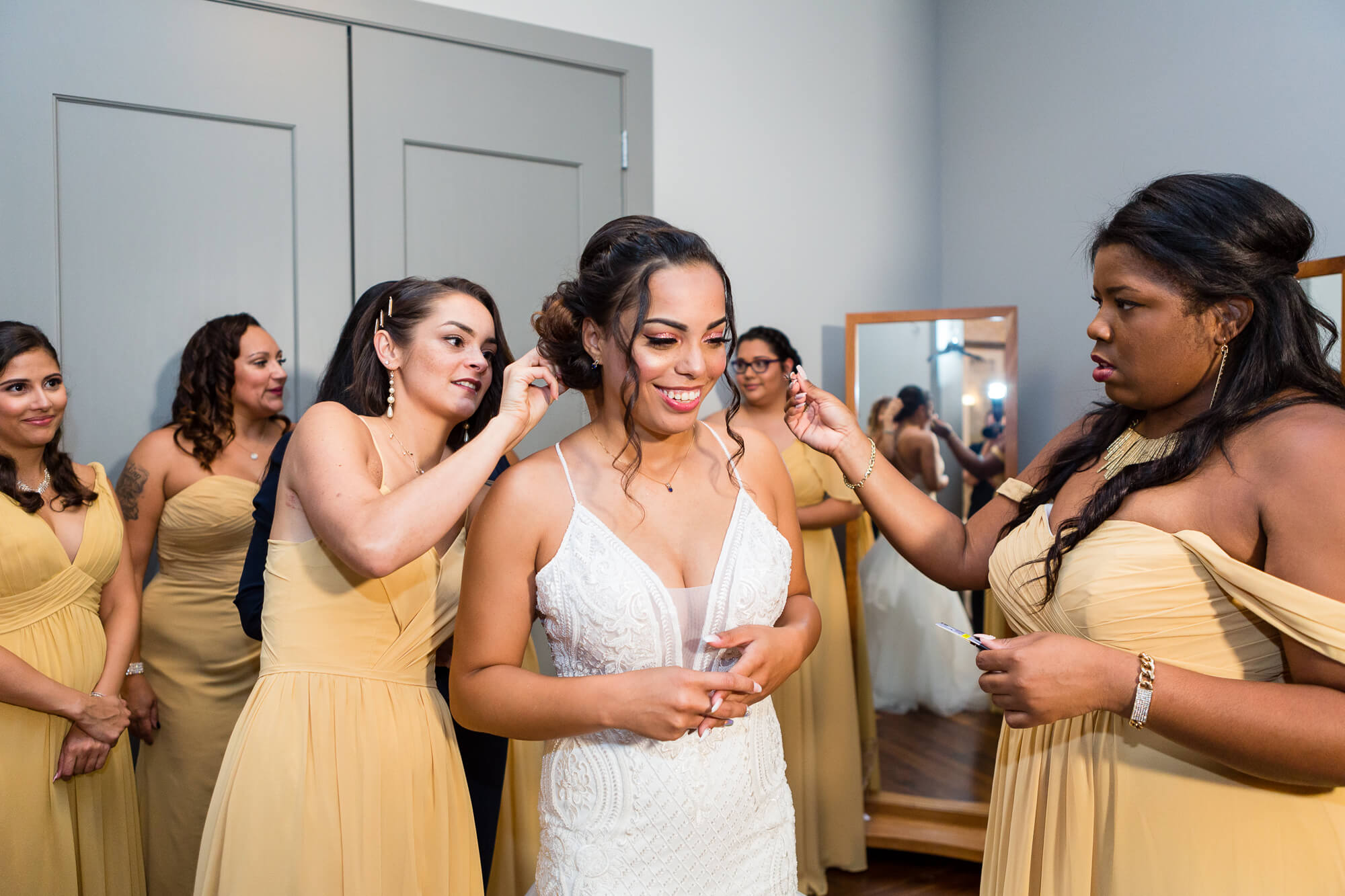 The royal blue and gold wedding of Jessica and Bruce at Noah's Event Venue in Lake Mary, Florida