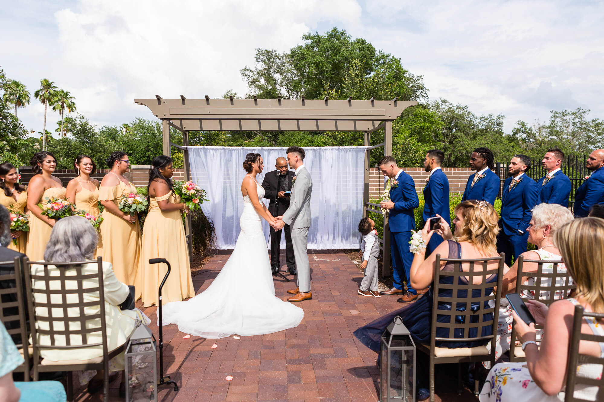  The royal blue and gold wedding of Jessica and Bruce at Noah's Event Venue in Lake Mary, Florida 