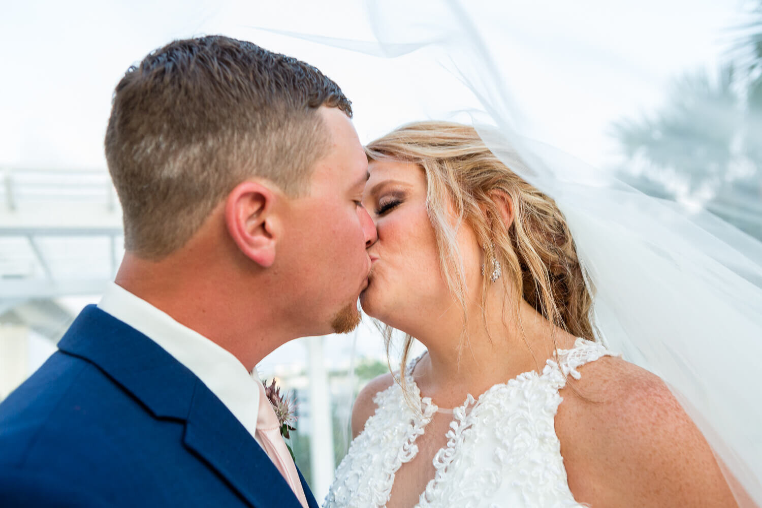 Crystal Ballroom Daytona blush pink wedding