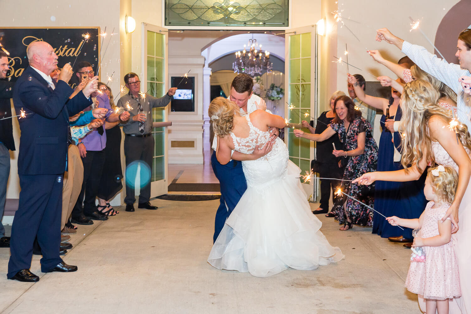 Crystal Ballroom Daytona blush pink wedding