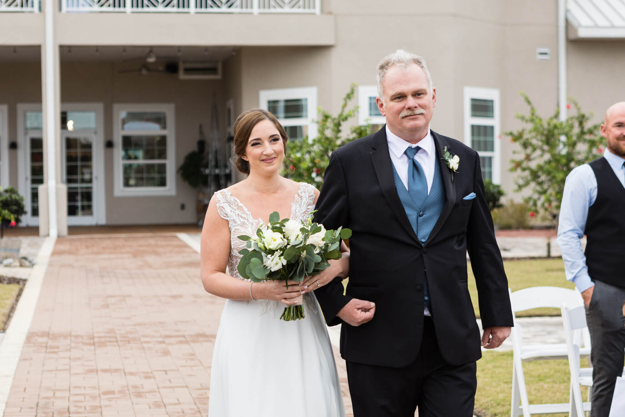  outdoor wedding at Kissimmee's Island Grove Wine Company at Formosa Gardens 