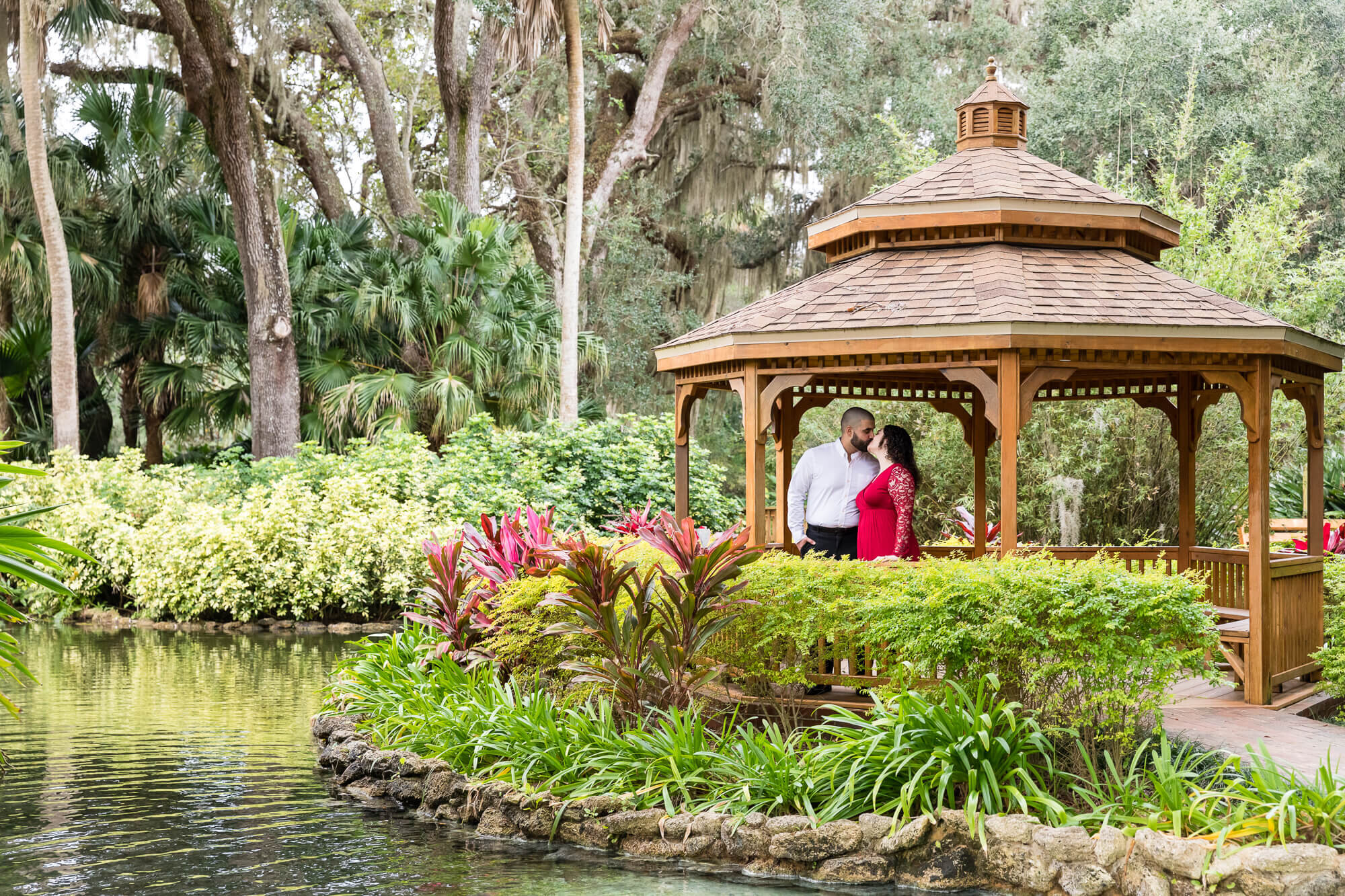  Washington Oaks Gardens Engagement Photos, Palm Coast, Florida 