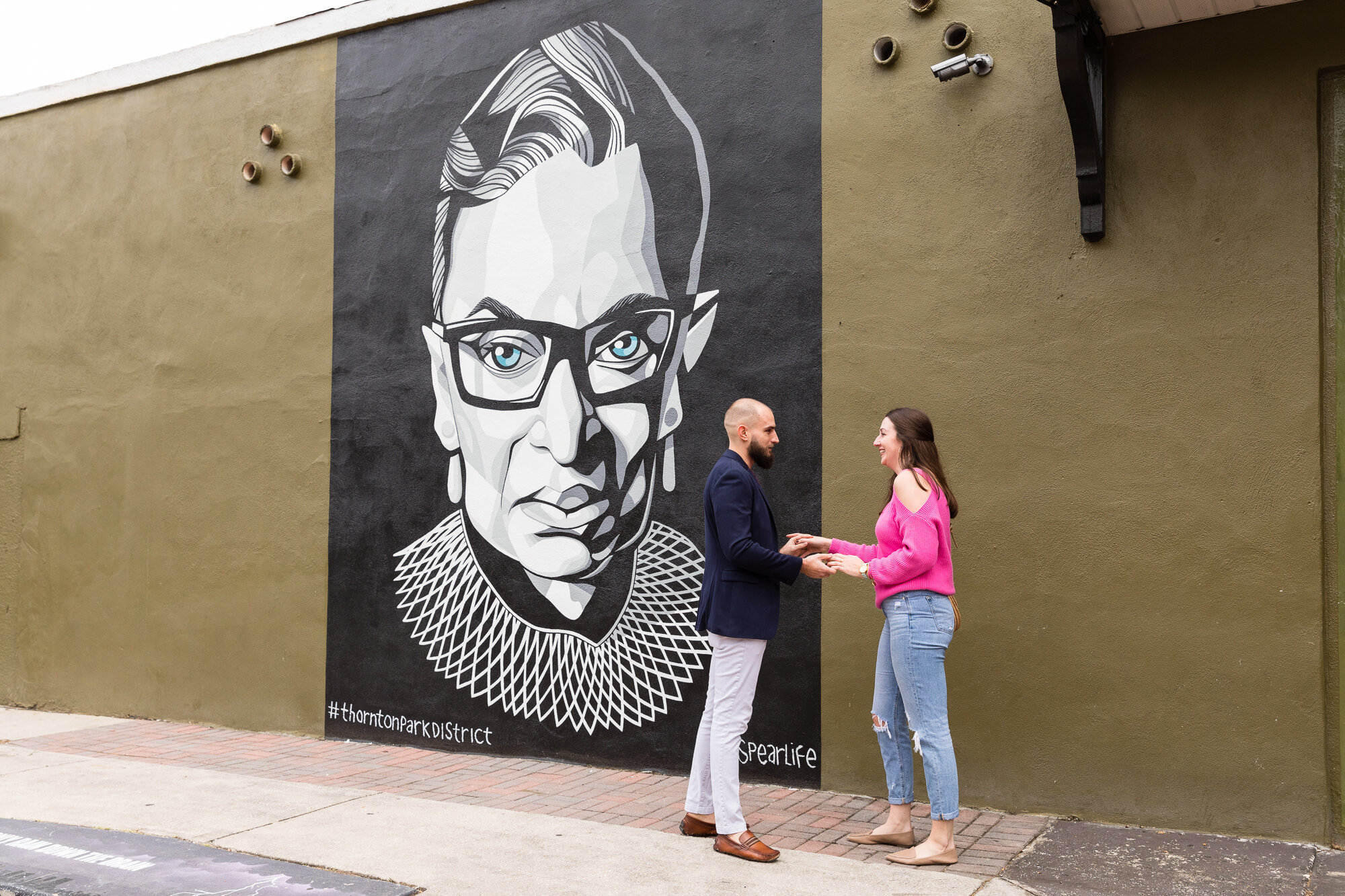  Marriage Proposal at Orlando's Ruth Bader Ginsburg Mural  