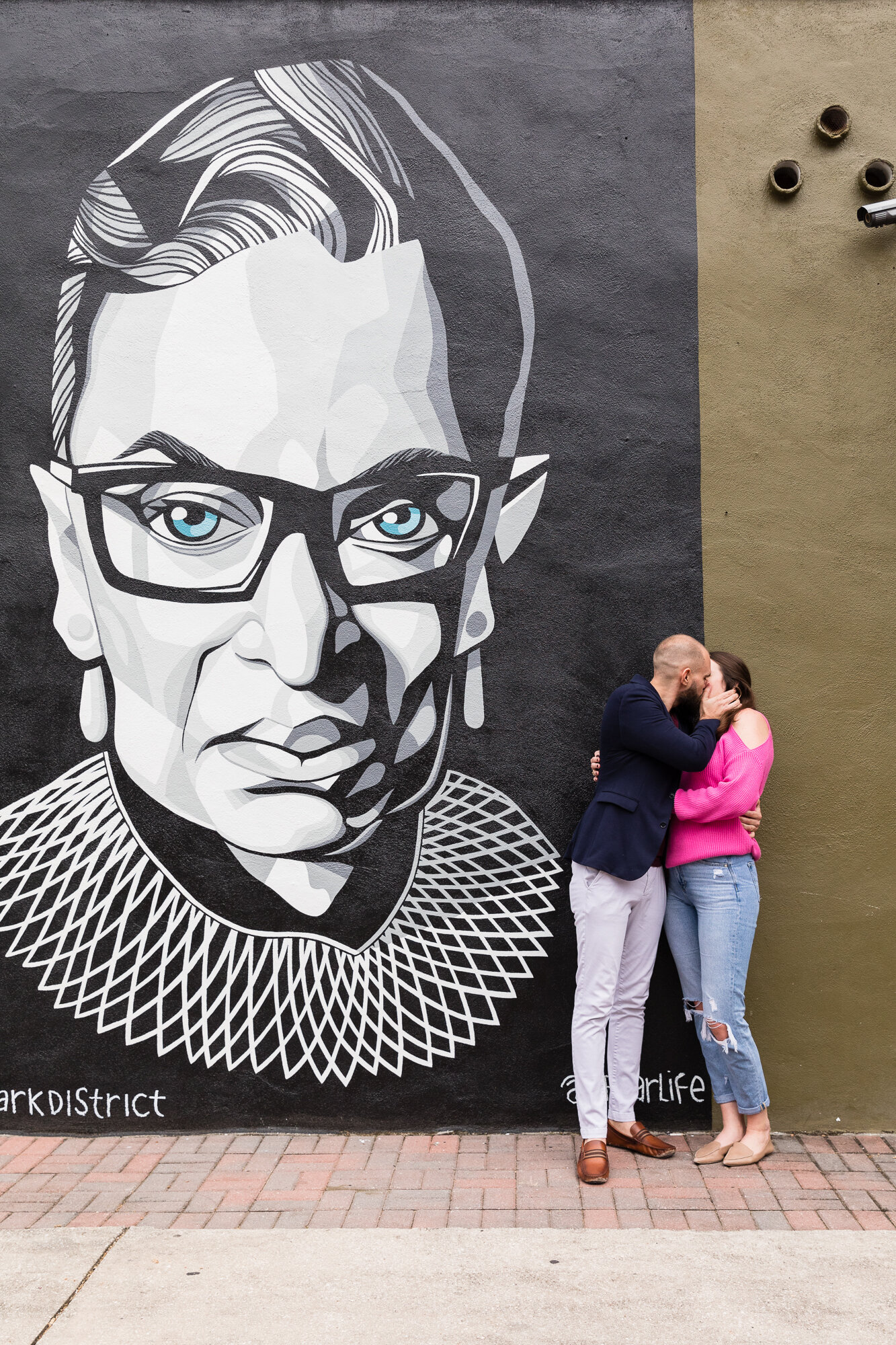  Marriage Proposal at Orlando's Ruth Bader Ginsburg Mural  