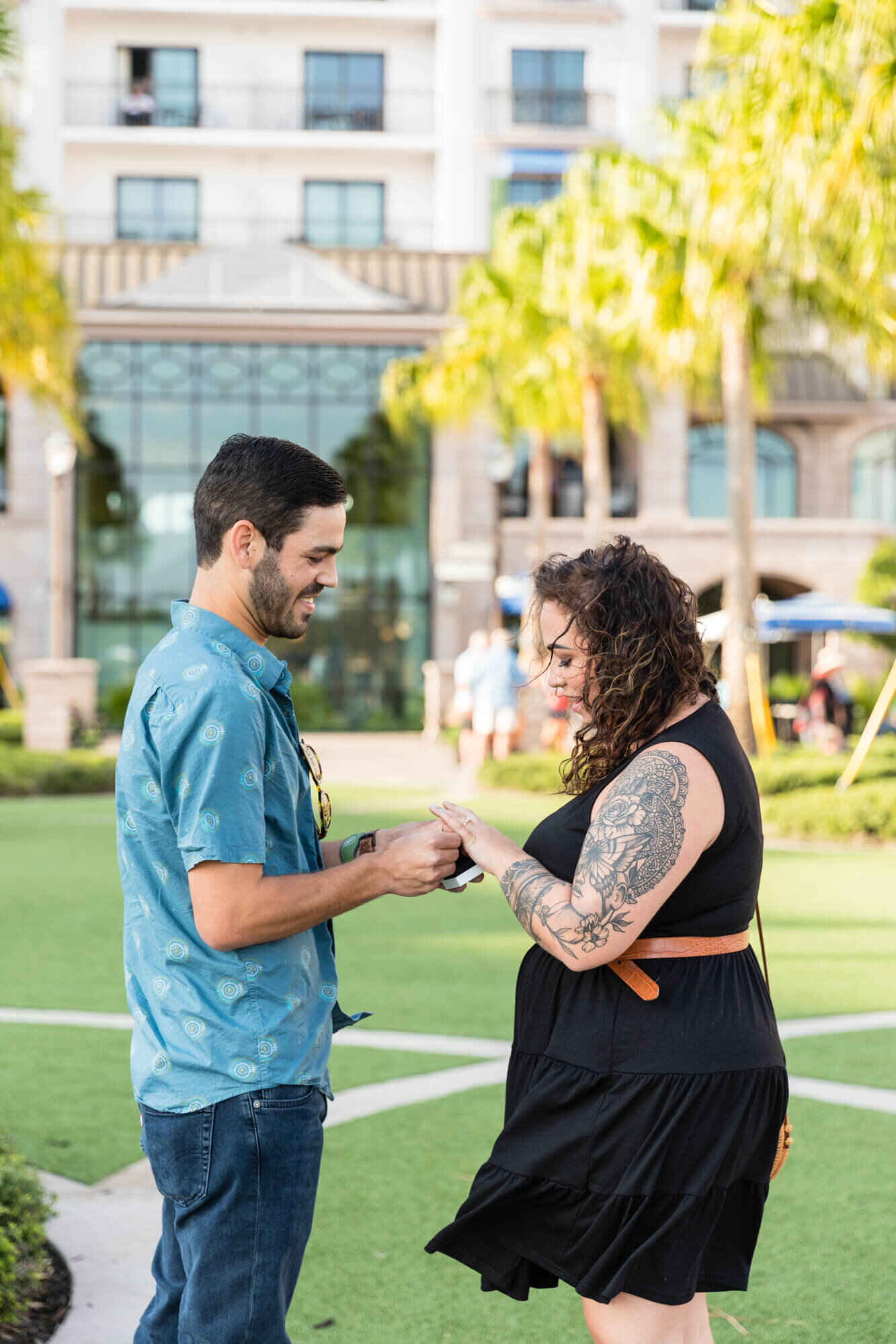  Surprise marriage proposal at Disney's Riviera Resort, Orlando, Florida 