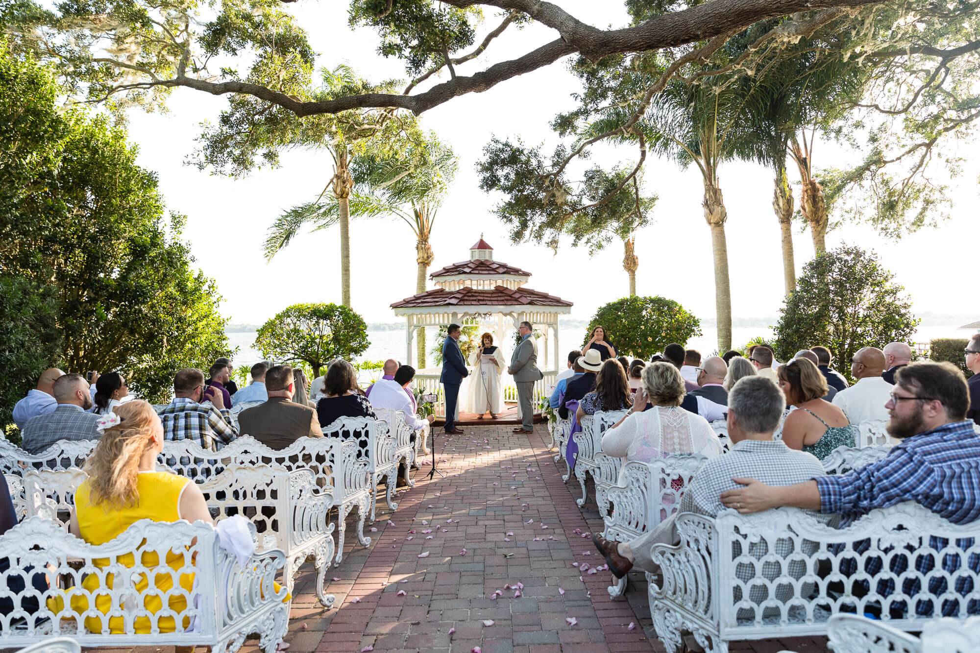  same sex wedding at Town Manor on the Lake B&B 