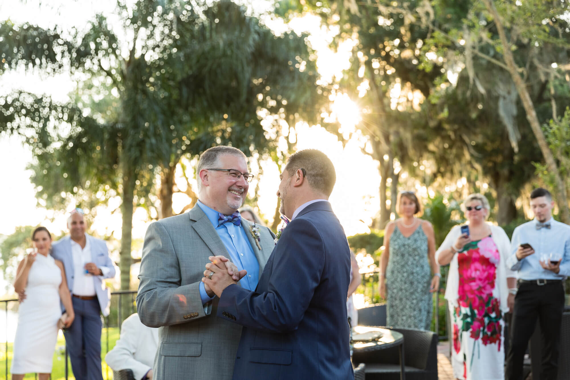  same sex wedding at Town Manor on the Lake B&B 