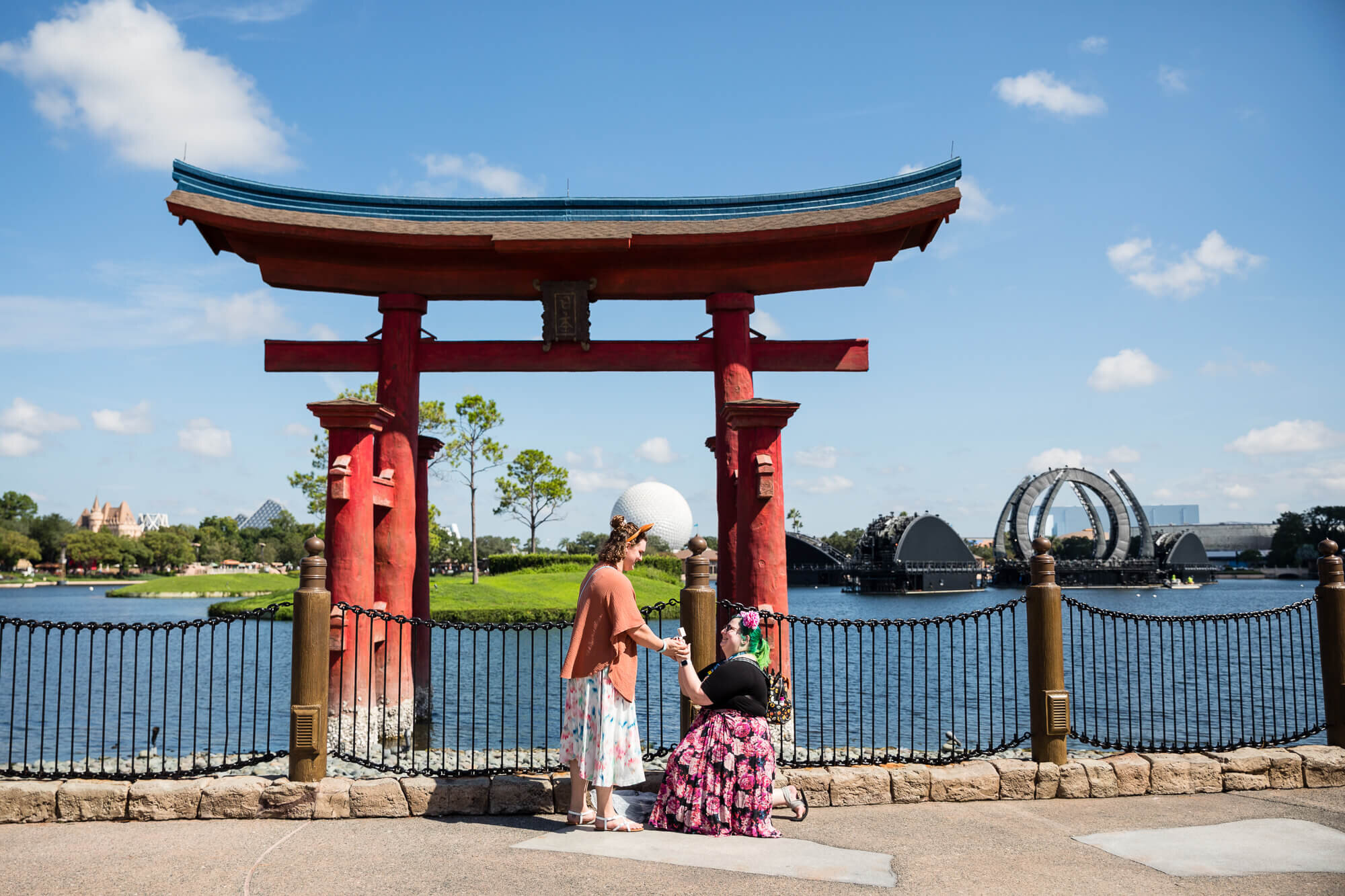  surprise marriage proposal at Epcot 