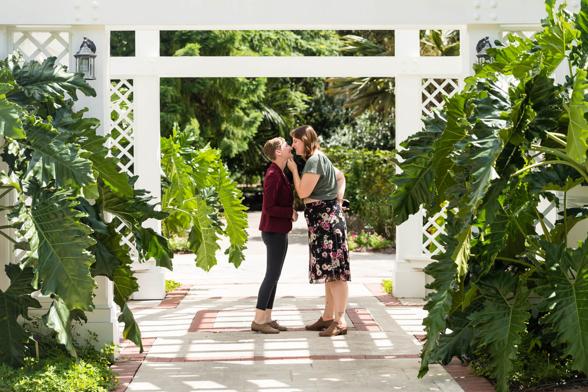  surprise marriage proposal at Leu Gardens, Orlando, Florida 