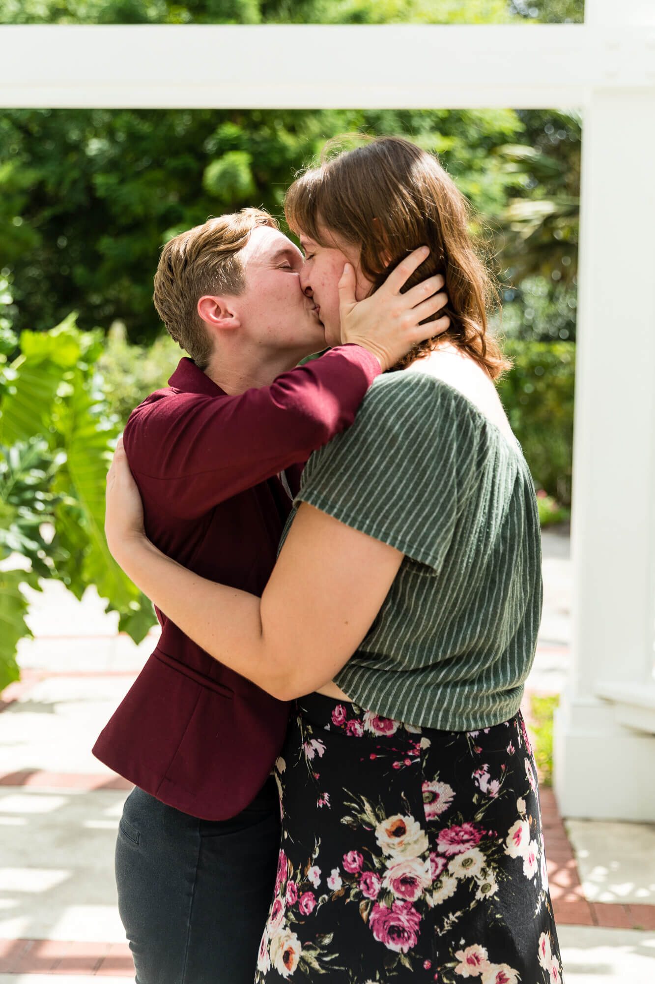  surprise marriage proposal at Leu Gardens, Orlando, Florida 