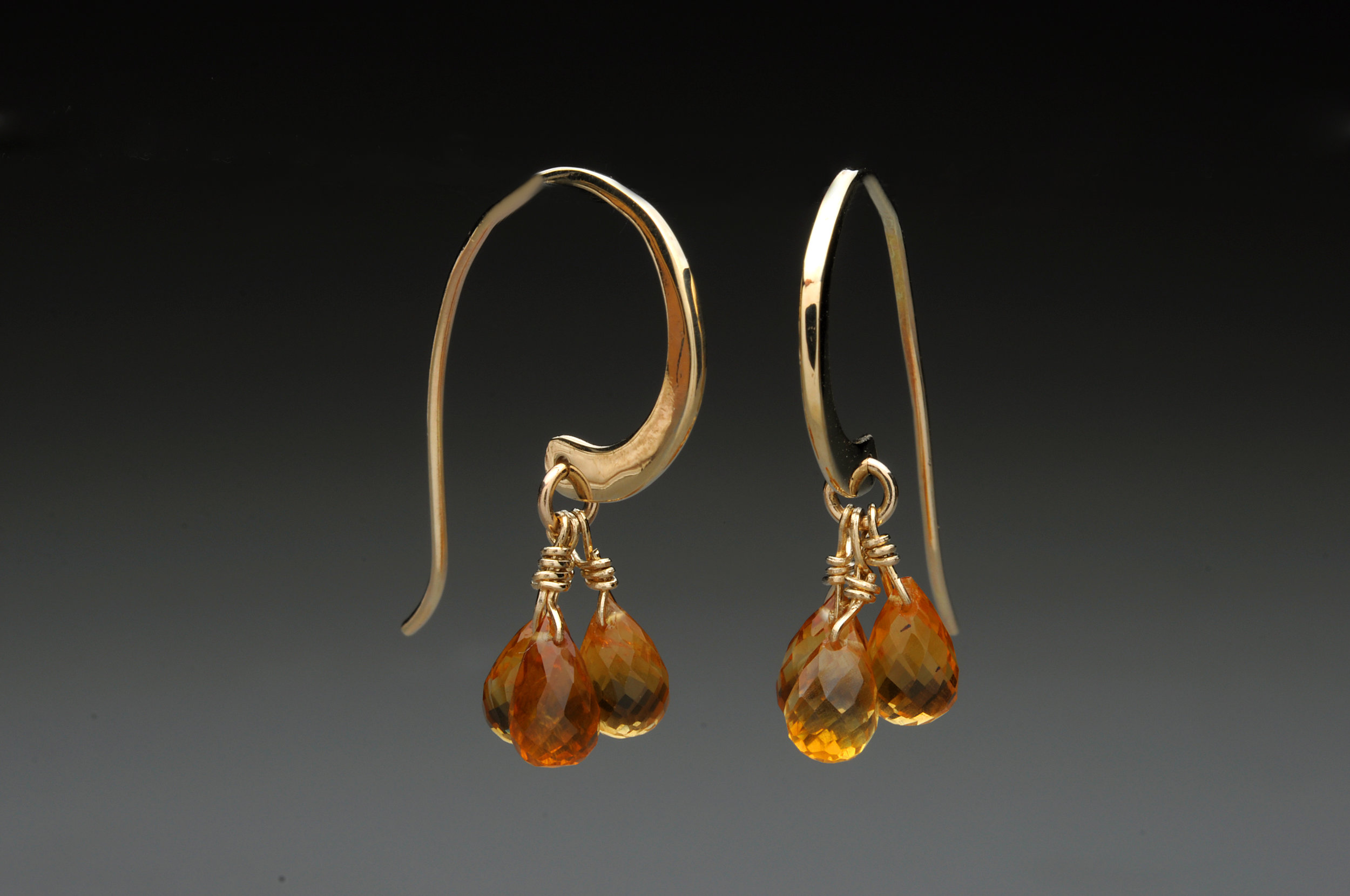 Citrine Brio Earrings