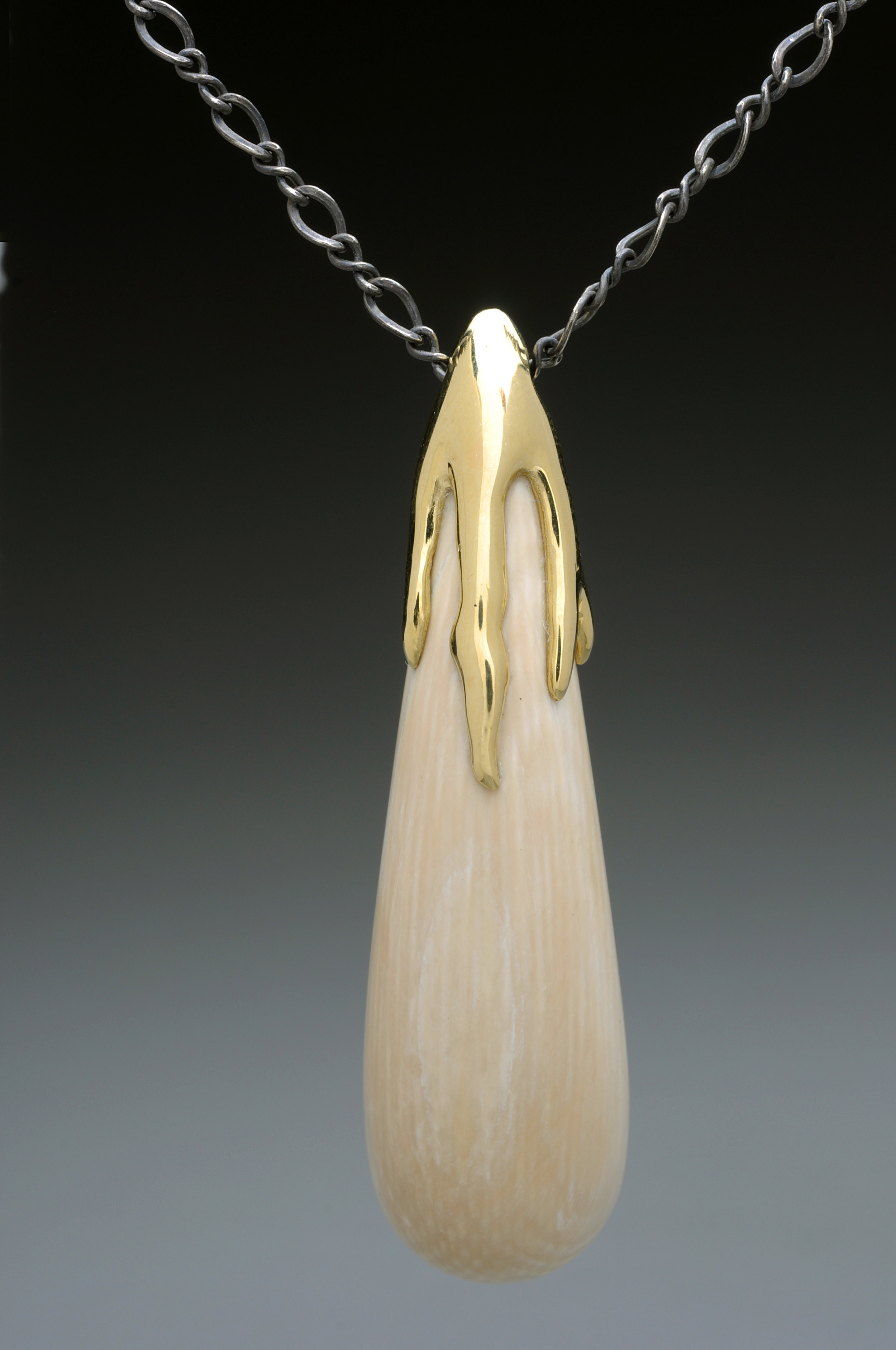 Mammoth Tusk Drop Pendant