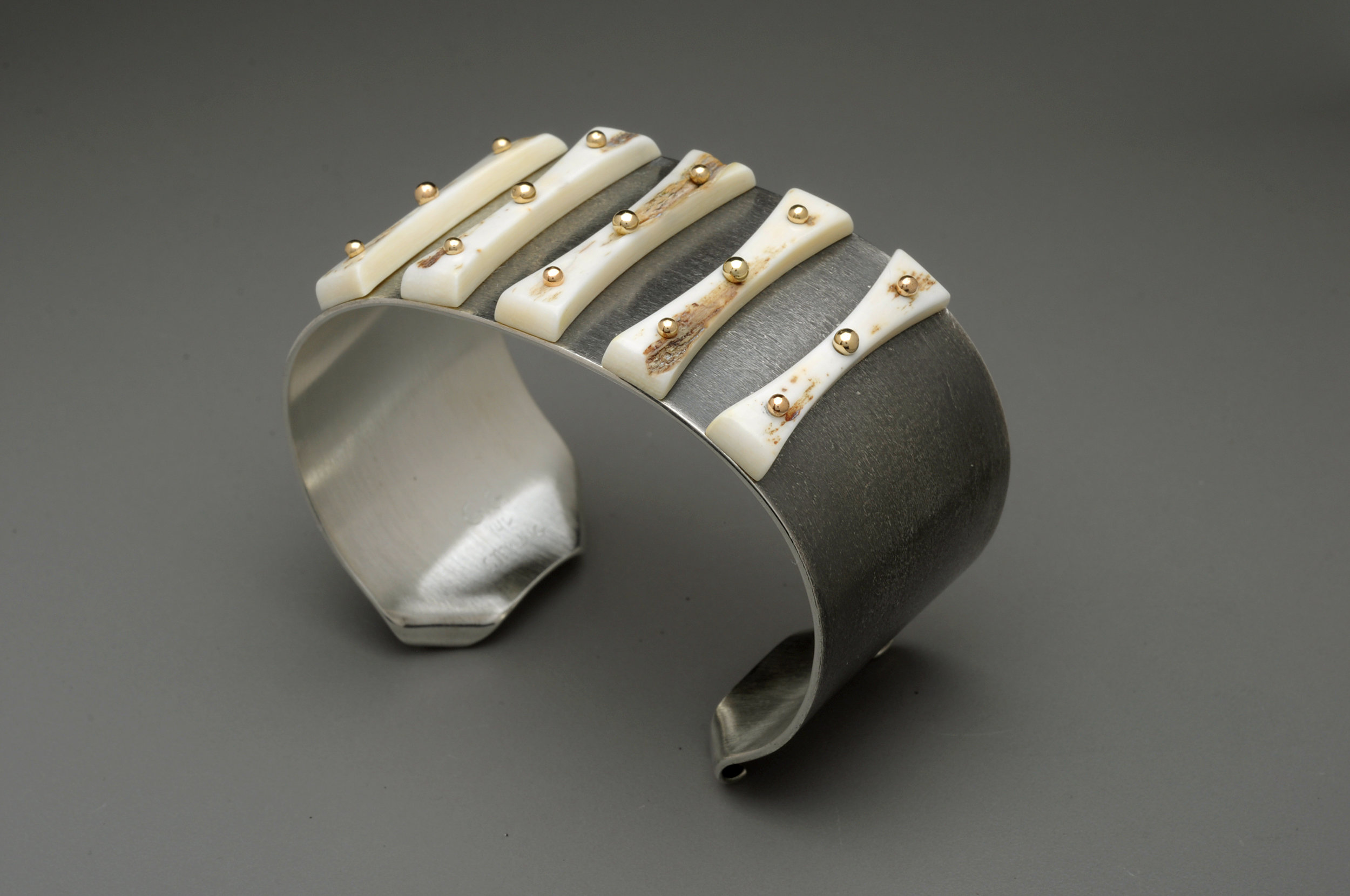 Silver Mammoth Tusk Cuff
