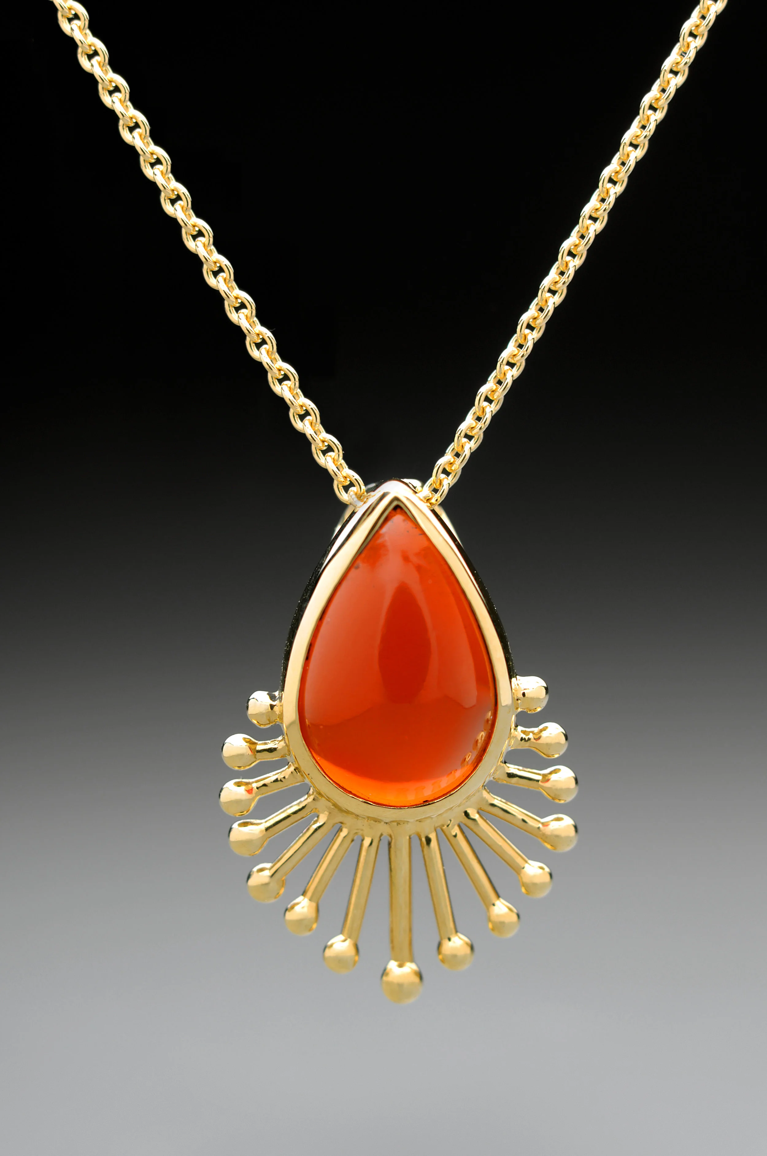Fire Opal Pendant