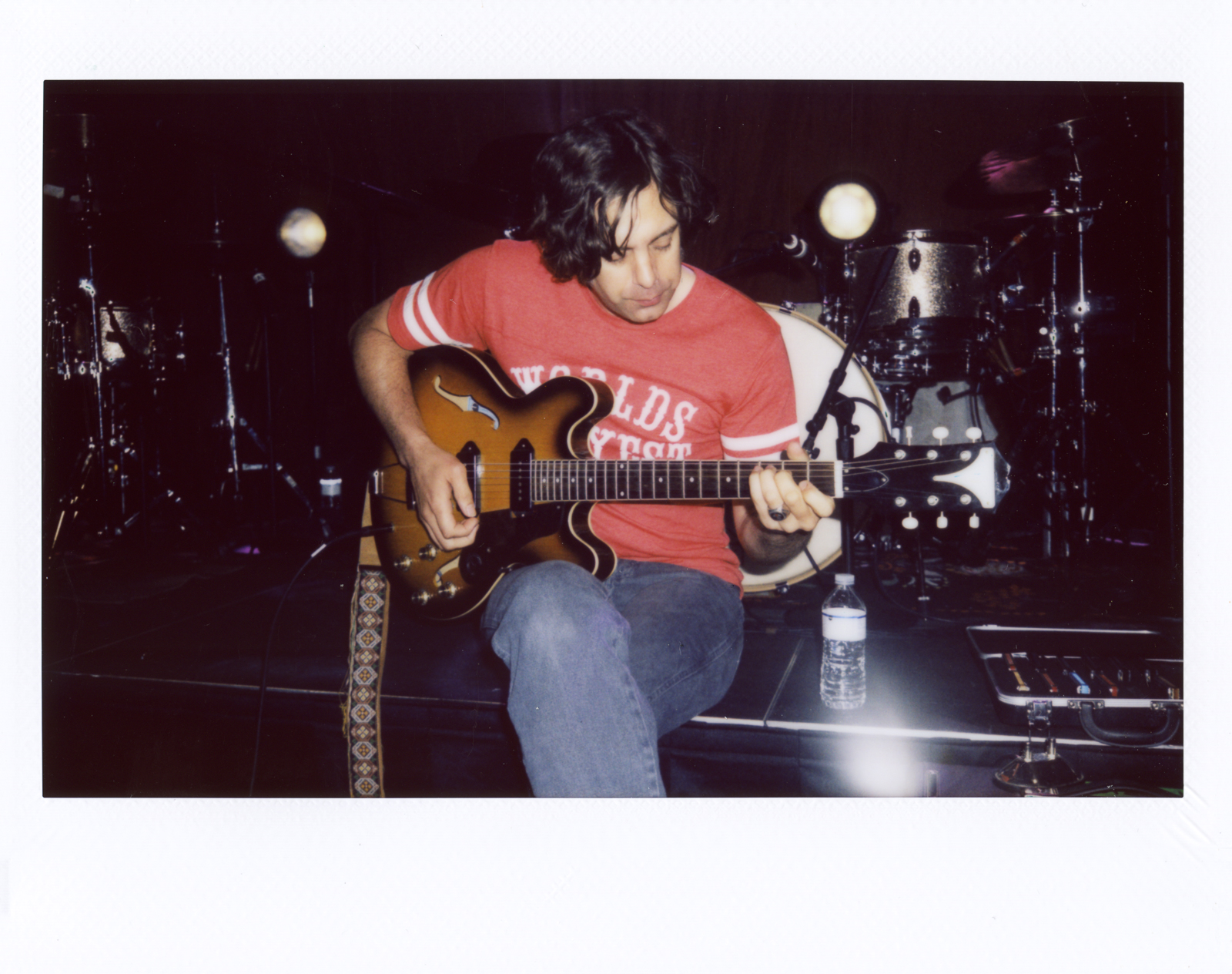 Jeremy Ivey during soundcheck